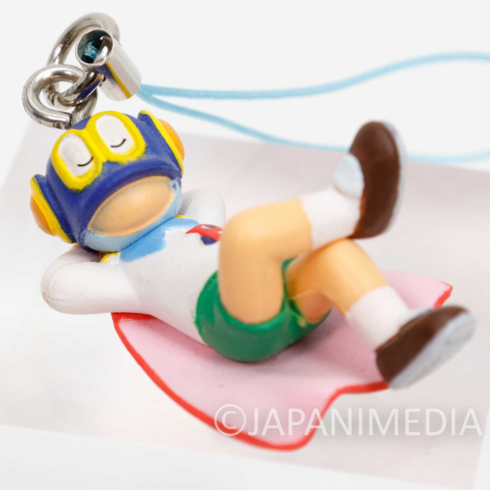 Perman Napping Figure Mascot Strap Fujiko F Fujio JAPAN ANIME MANGA Japanimedia Store FRONT
