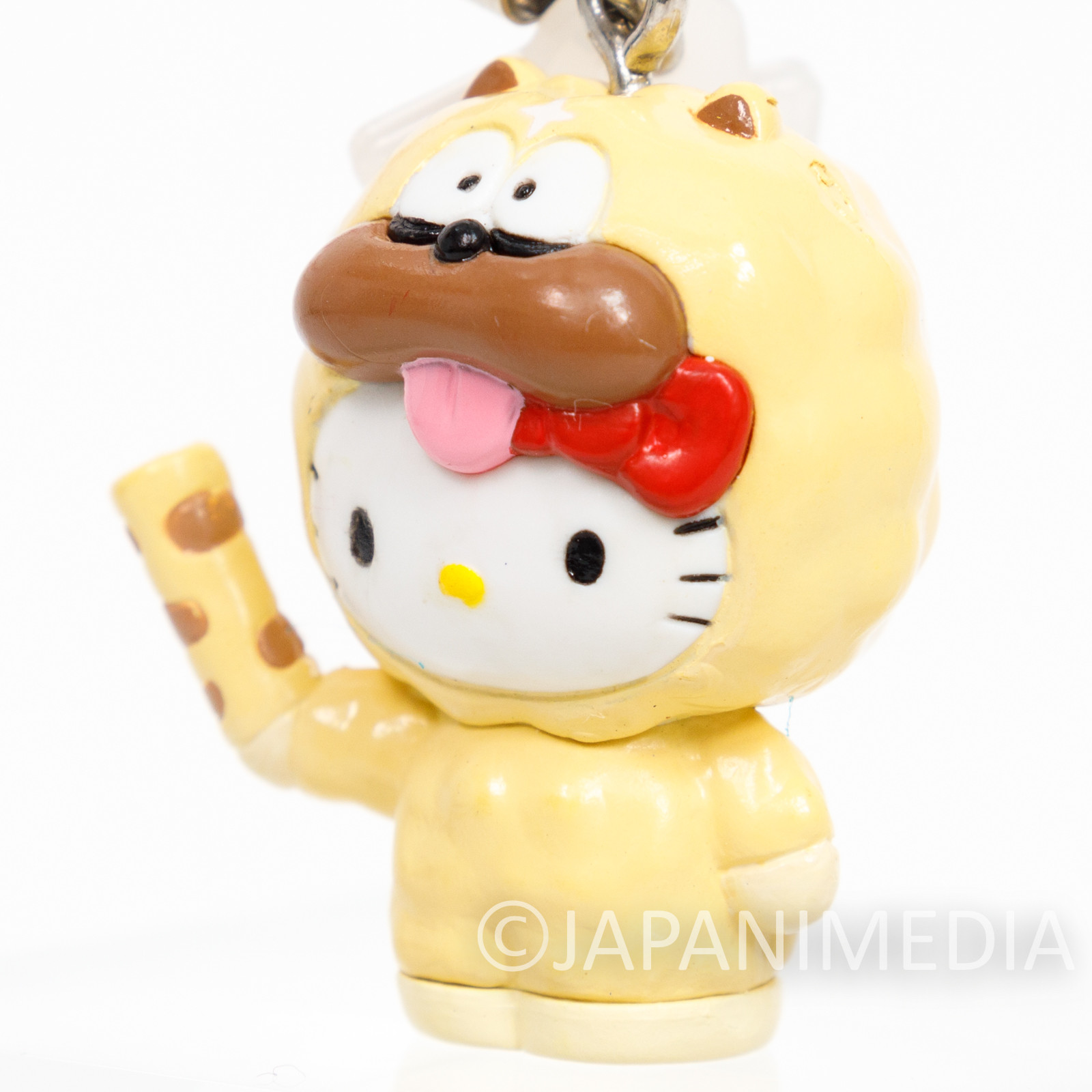 RARE! Ninja Hattori-kun Shishimaru x Hello Kitty Figure Strap JAPAN ANIME
