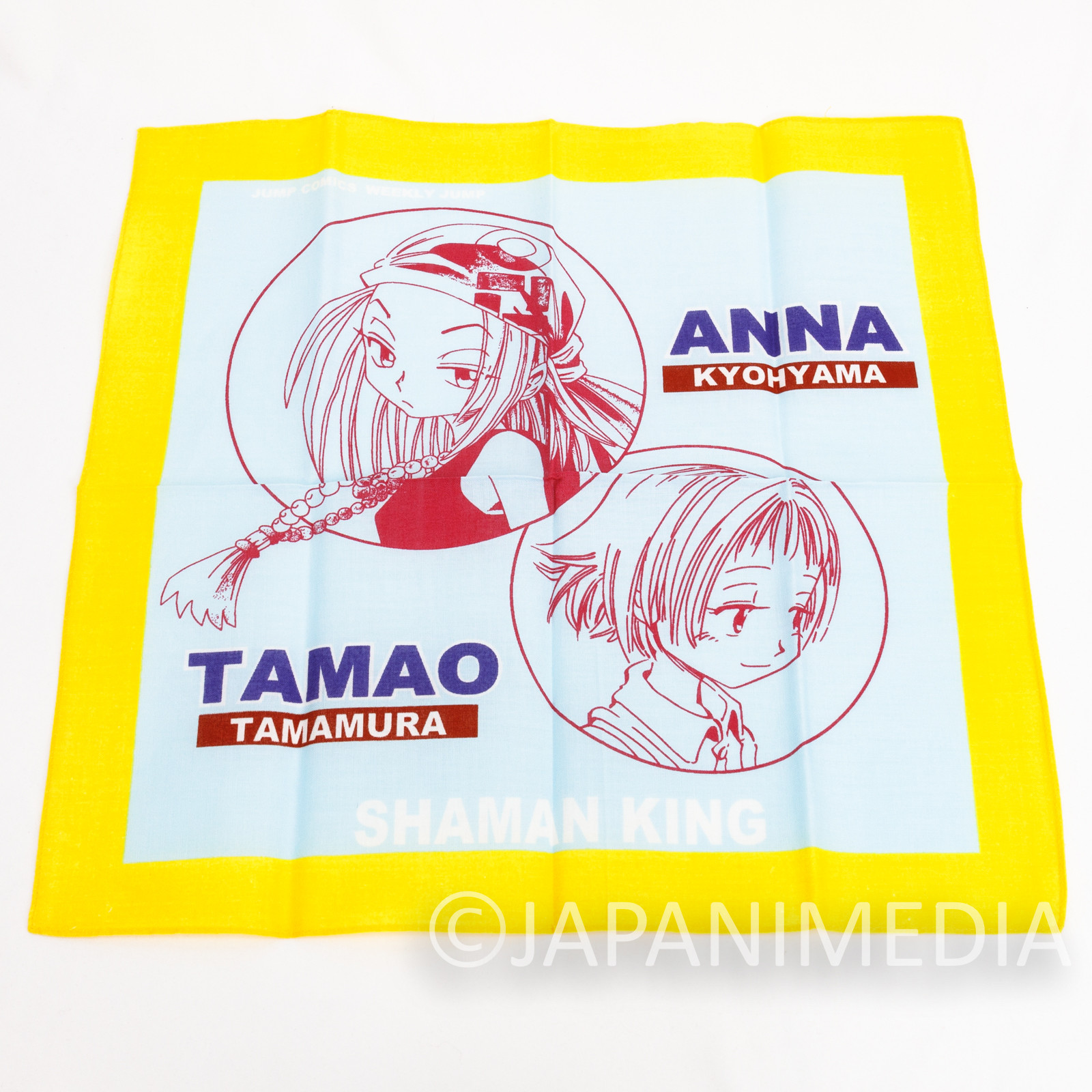 Shaman King Anna Kyoyama Tamao Tamamura Handkerchief #3 Shonen Jump JAPAN