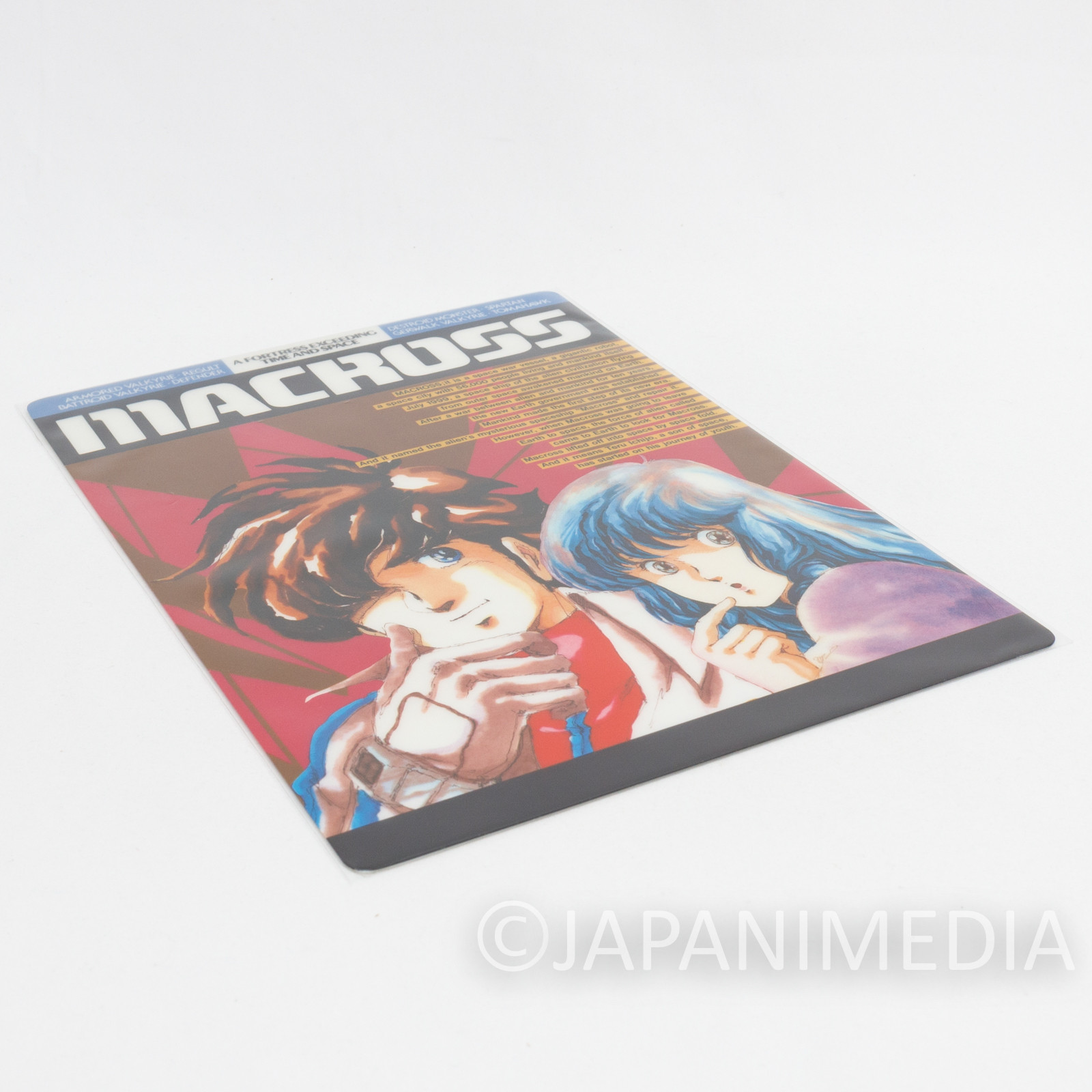 Macross Ichijo Hikaru & Lynn Minmay Picture Plastic Pencil Board Pad Shitajiki