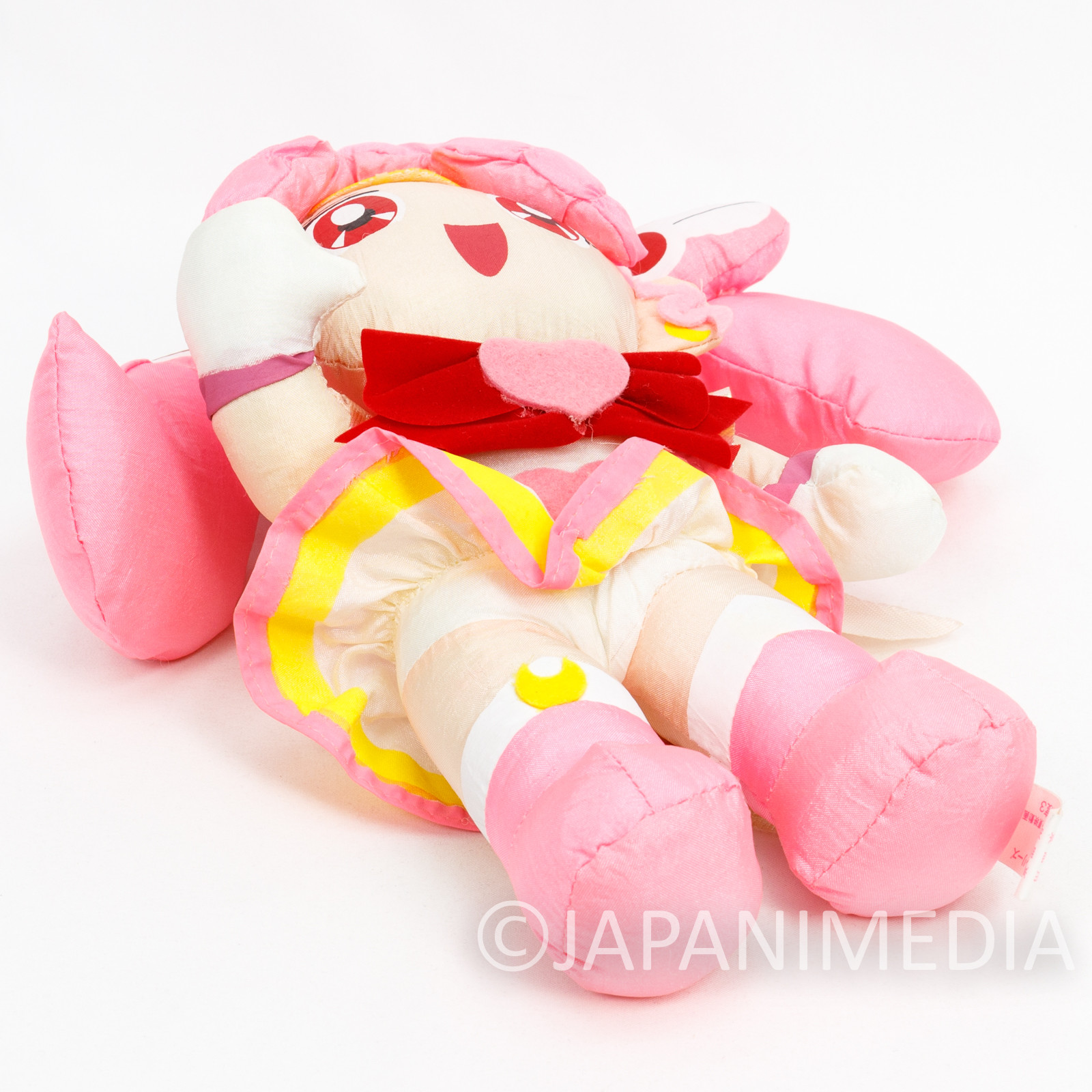 Sailor Moon Super S Sailor Chibi Moon (Chibiusa) Taffeta Plush Doll JAPAN