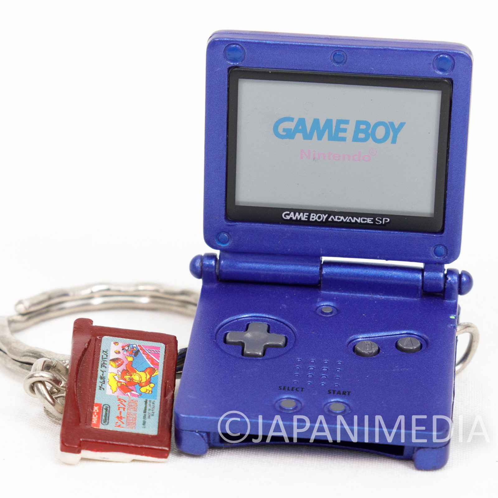 Nintendo Game Miniature Figure Key Chain Game Boy Advance SP