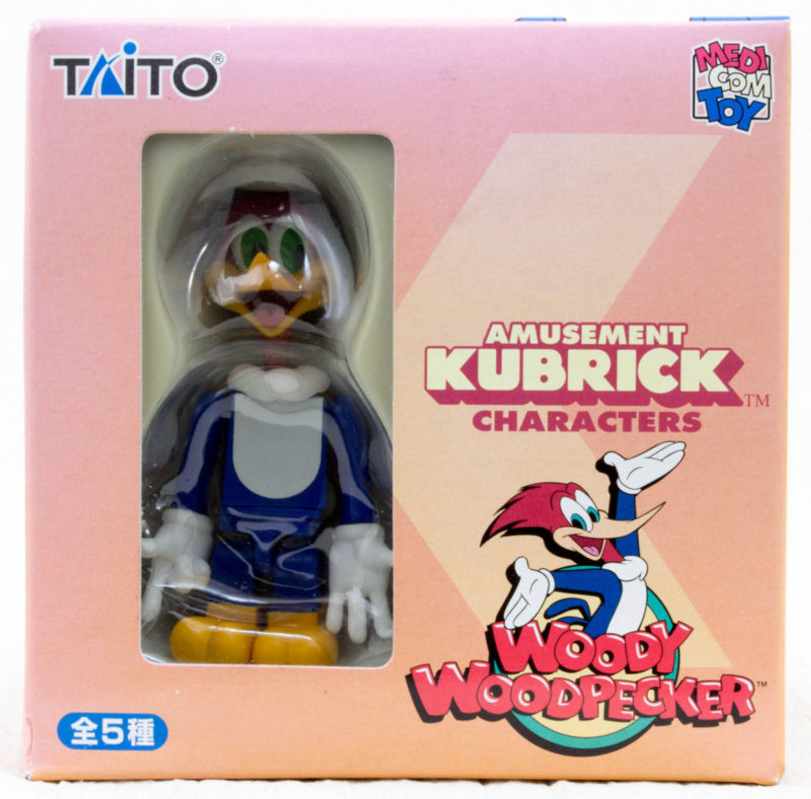 Woody Woodpecker Series WOODY Kubrick Figure Medicom Toy Taito JAPAN