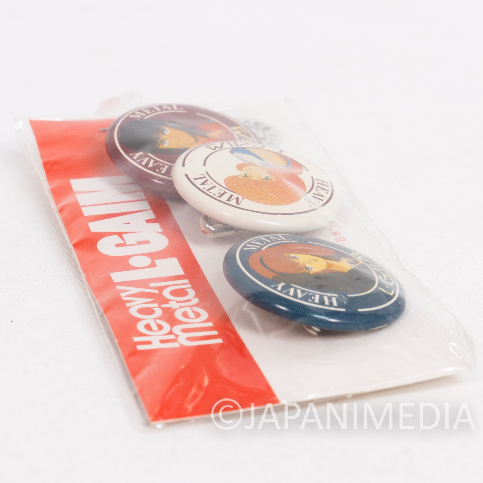 Heavy Metal L Gaim Button badge Pins 3pc Set JAPAN ANIME