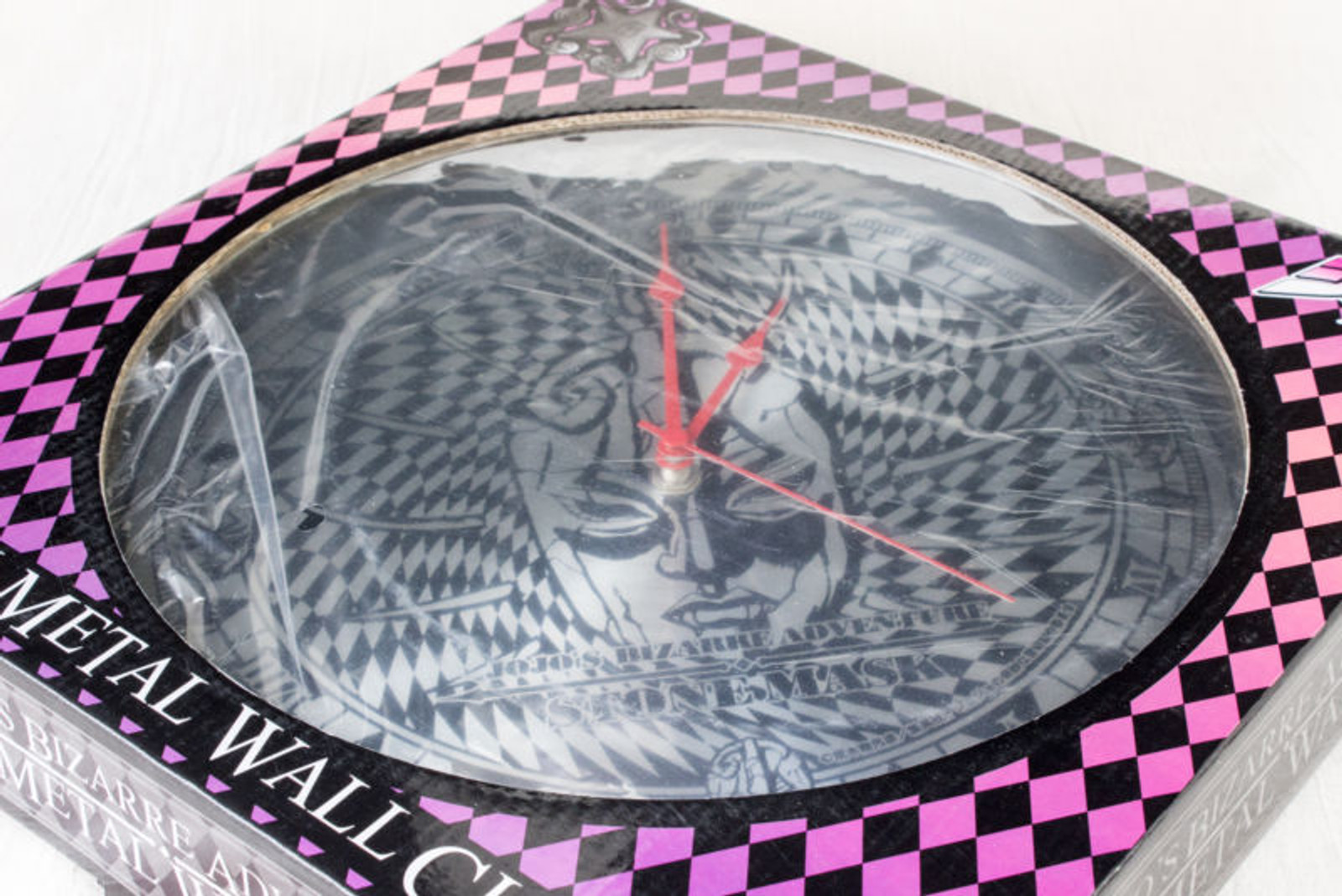 JoJo's Bizarre Adventure Full Metal Wall Clock Part.2 Stone Mask JAPAN ANIME