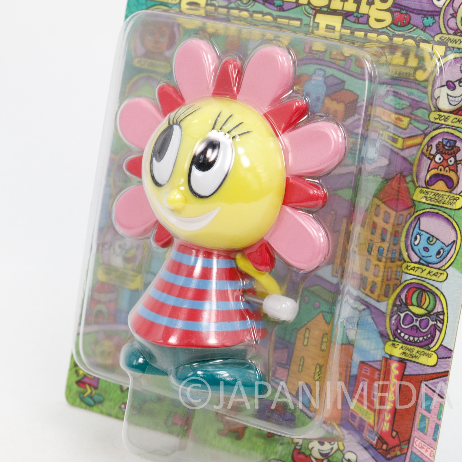 Parappa The Rapper Sunny Wind-Up Mini Figure Medicom Toy JAPAN ANIME GAME