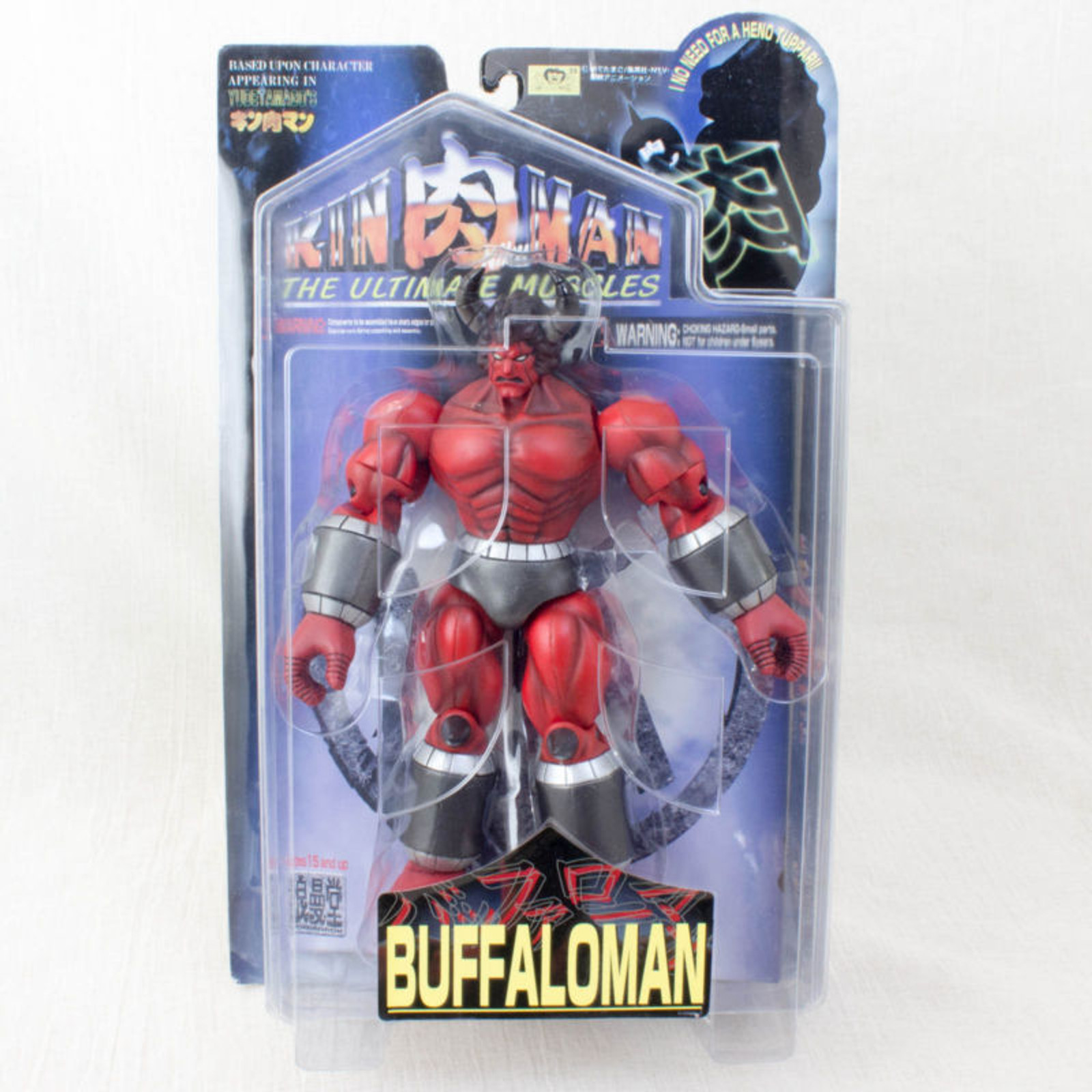 Kinnikuman Buffaloman (RED Color Black Horn Ver.) Romando PVC Action Figure JAPAN / ULTIMATE MUSCLE