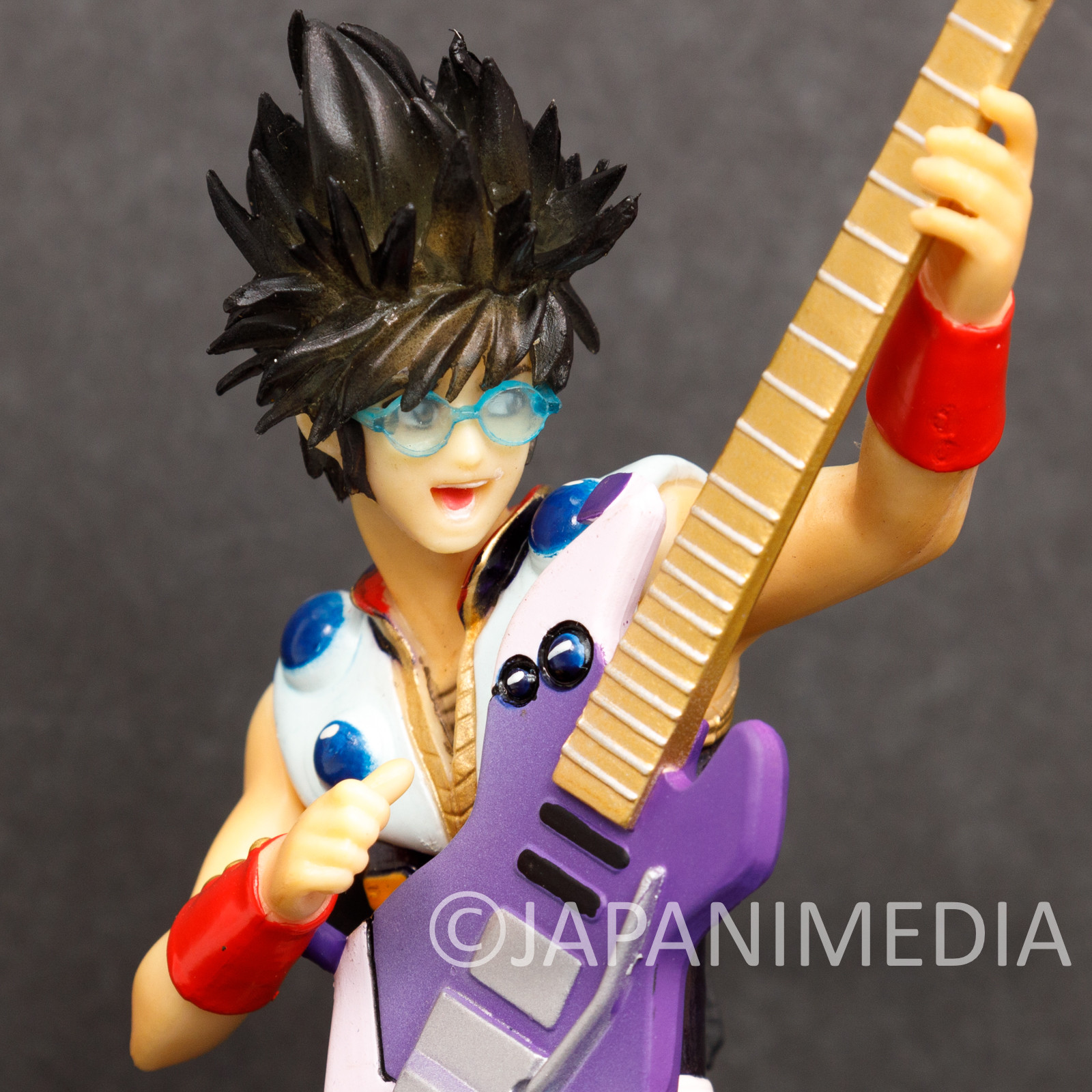 Macross 7 Basara Nekki with Guitar Mini Figure Collection JAPAN