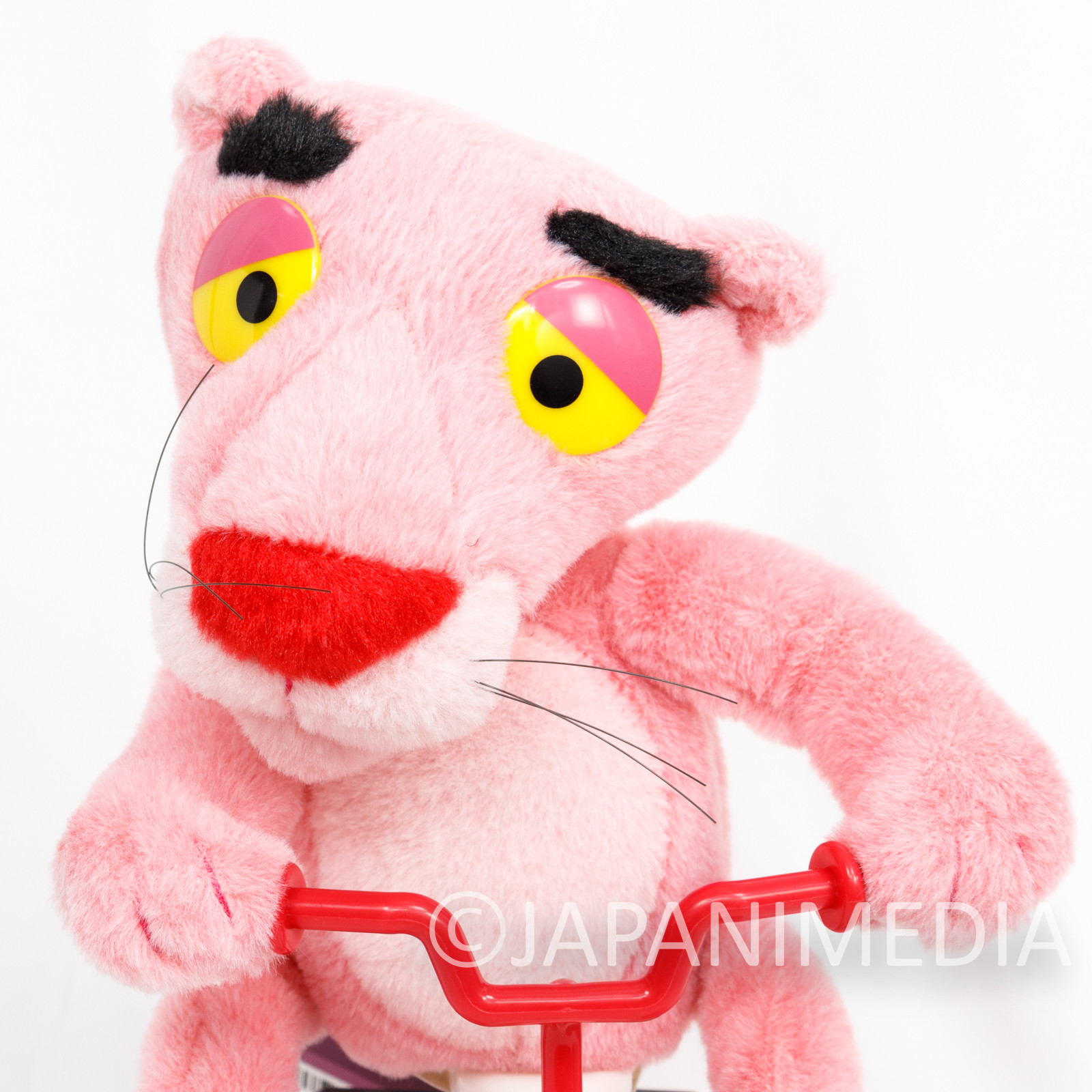 Pink Panther Plush Doll Cycling Electric Action Toy JAPAN MGM