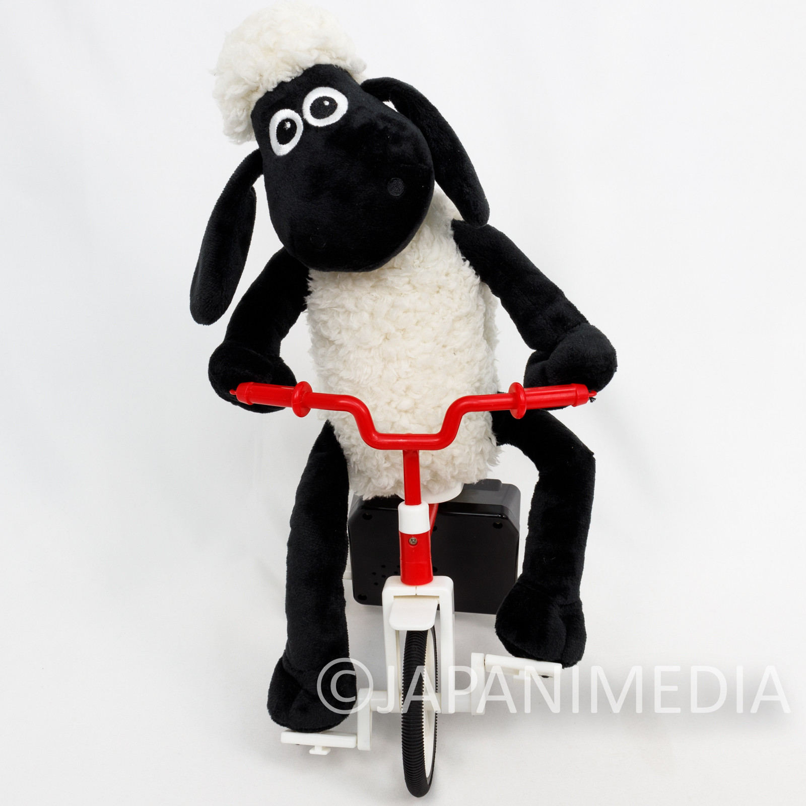 Shaun the Sheep Plush Doll Cycling Electric Action Toy JAPAN OST