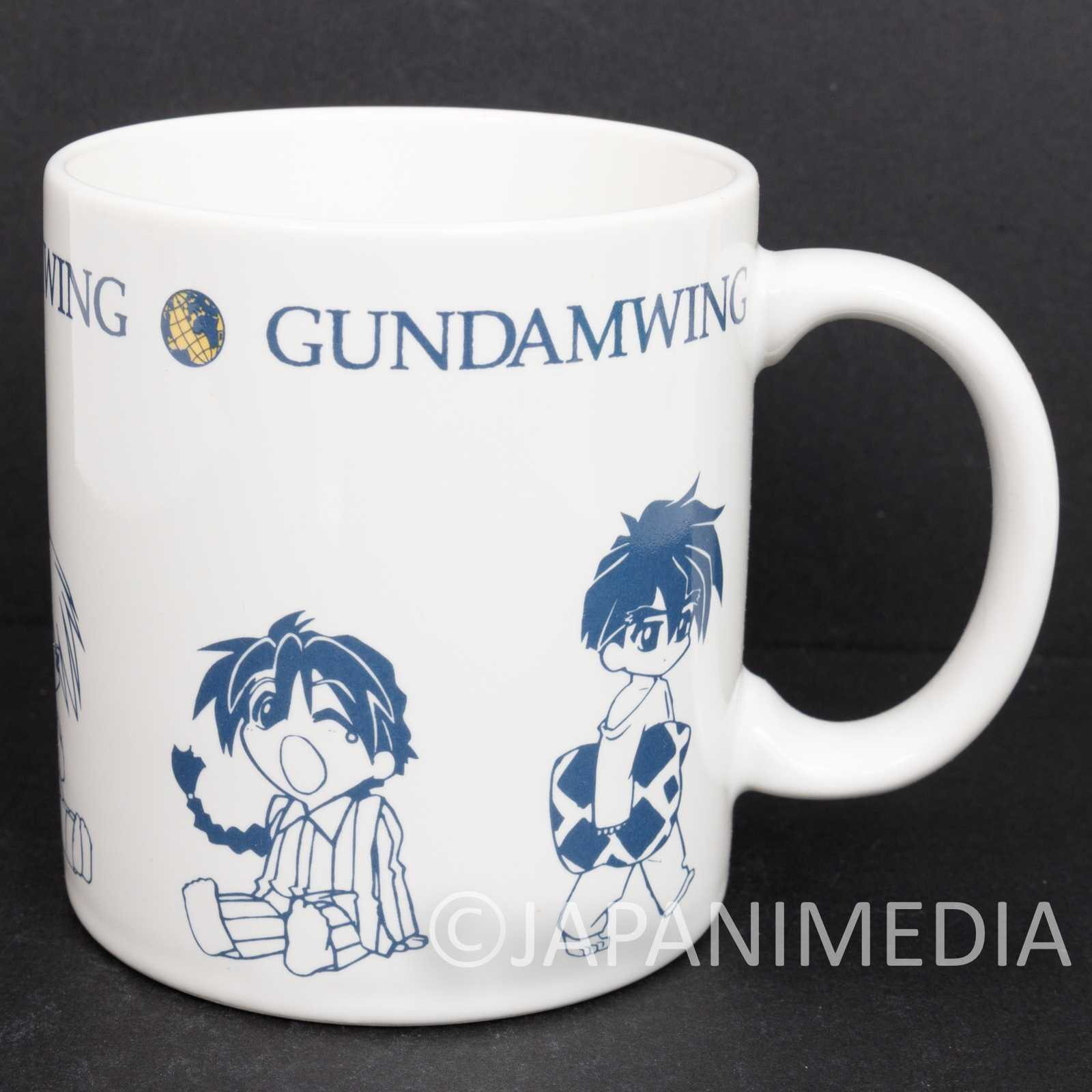 Gundam W Wing Mug Movic / Heero Duo Trowa Quatre Wufei JAPAN ANIME Japanimedia Store