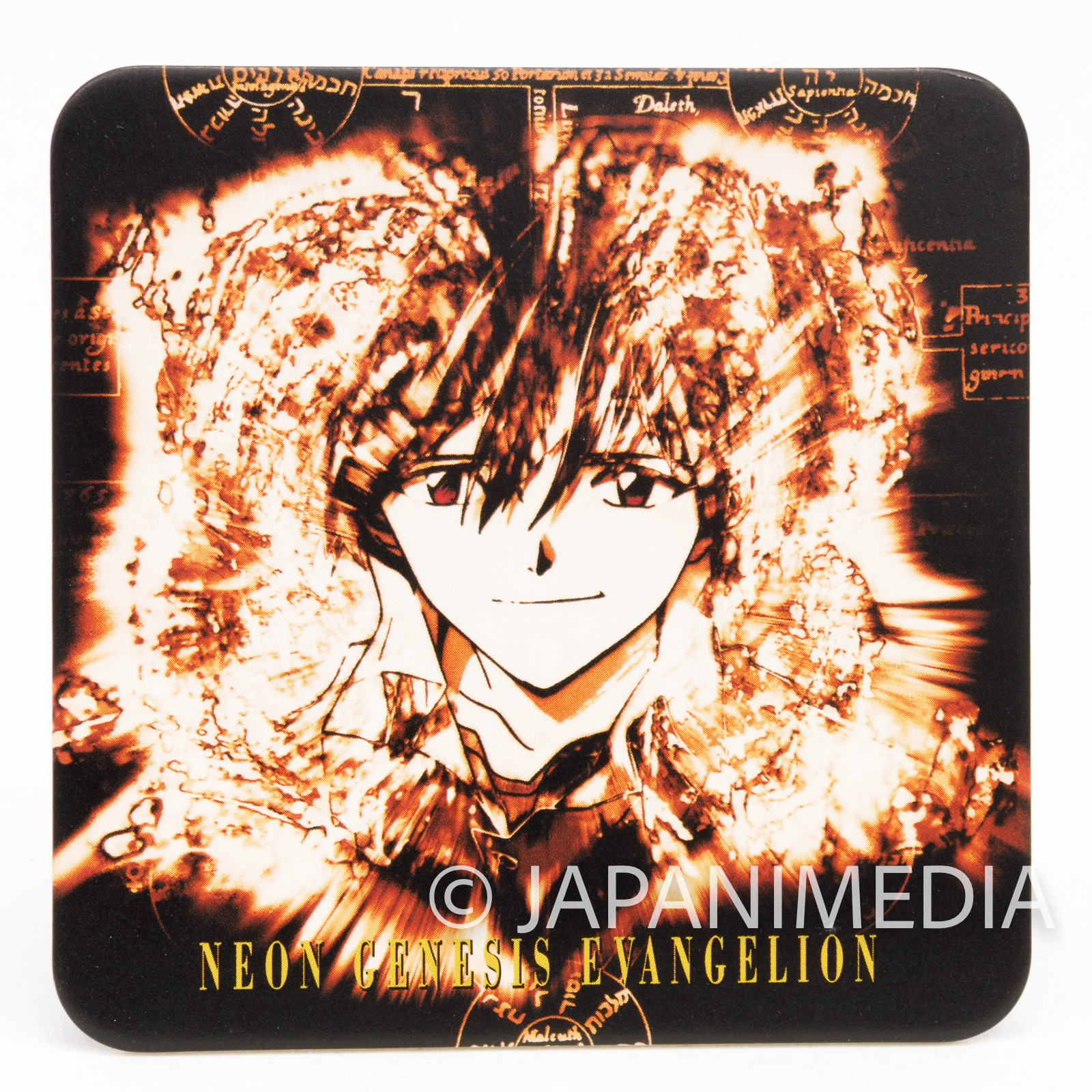 Retro Evangelion Kaworu Nagisa Paper Coaster JAPAN ANIME