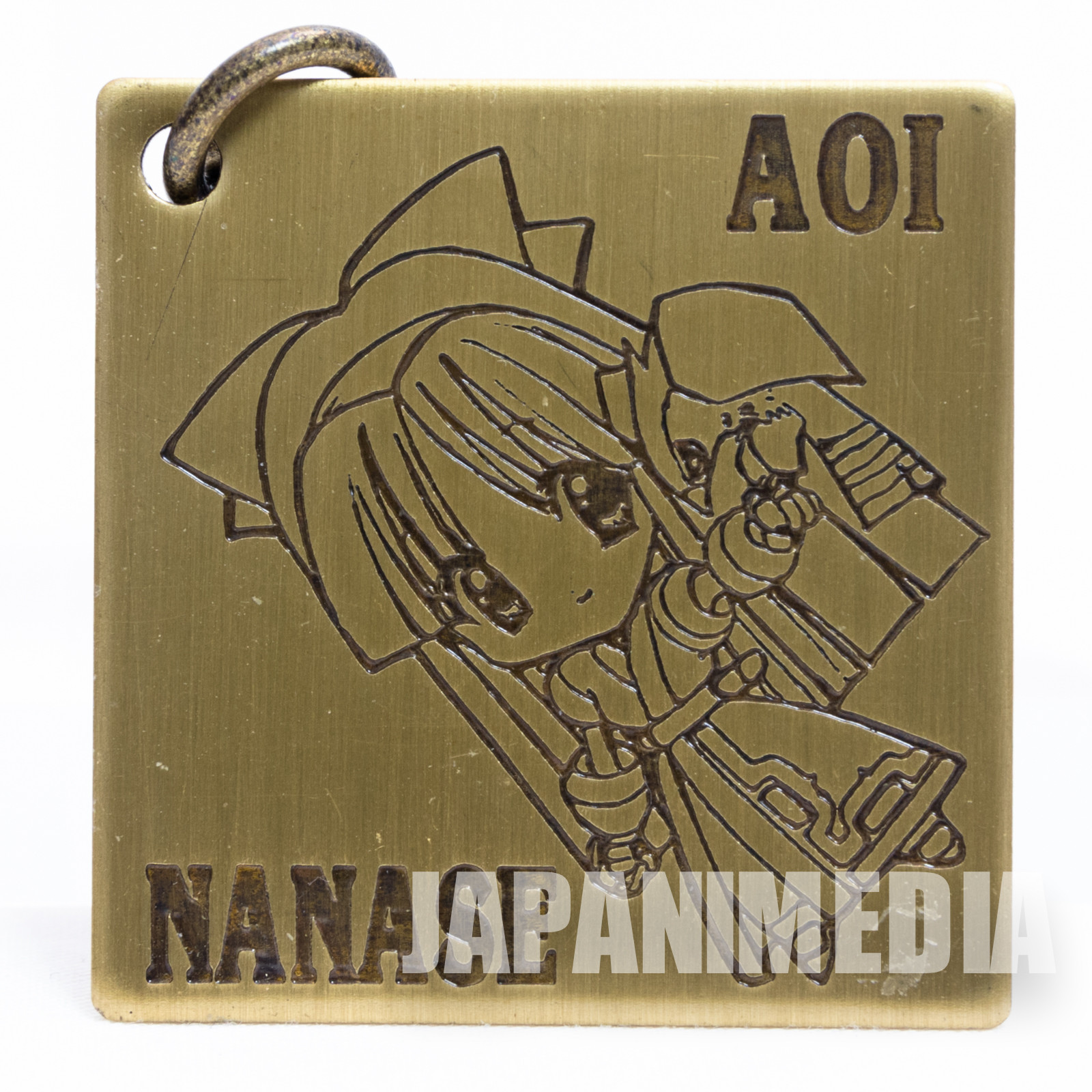 Samurai Shodown Nakoruru Metal Mascot Keychain Aoi Nanase SNK NEO GEO SPIRITS