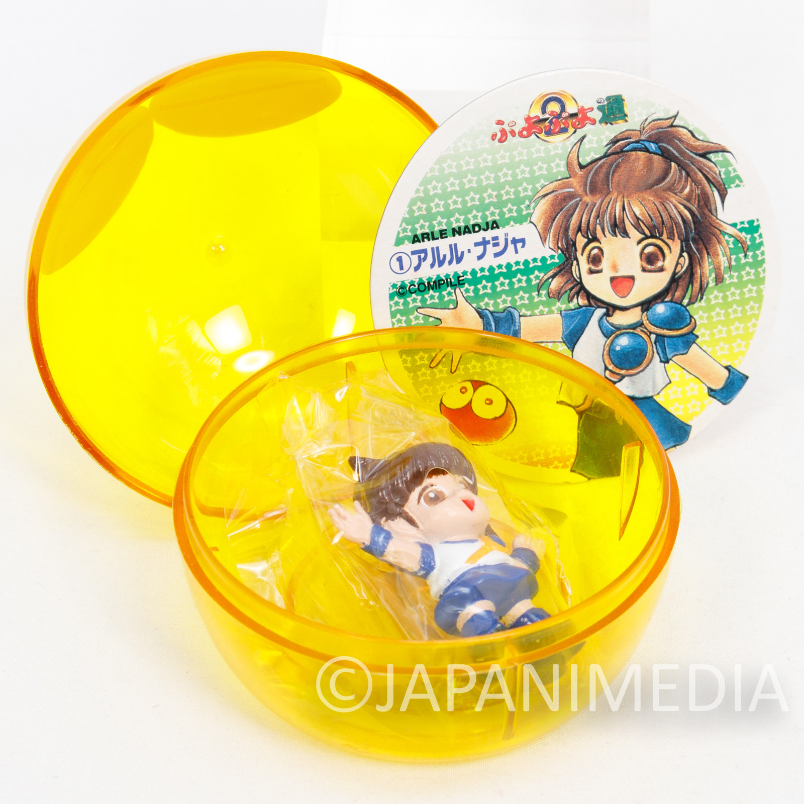 PUYO PUYO Figure in Clear Arle Nadja Kabaya JAPAN Compile SEGA 2