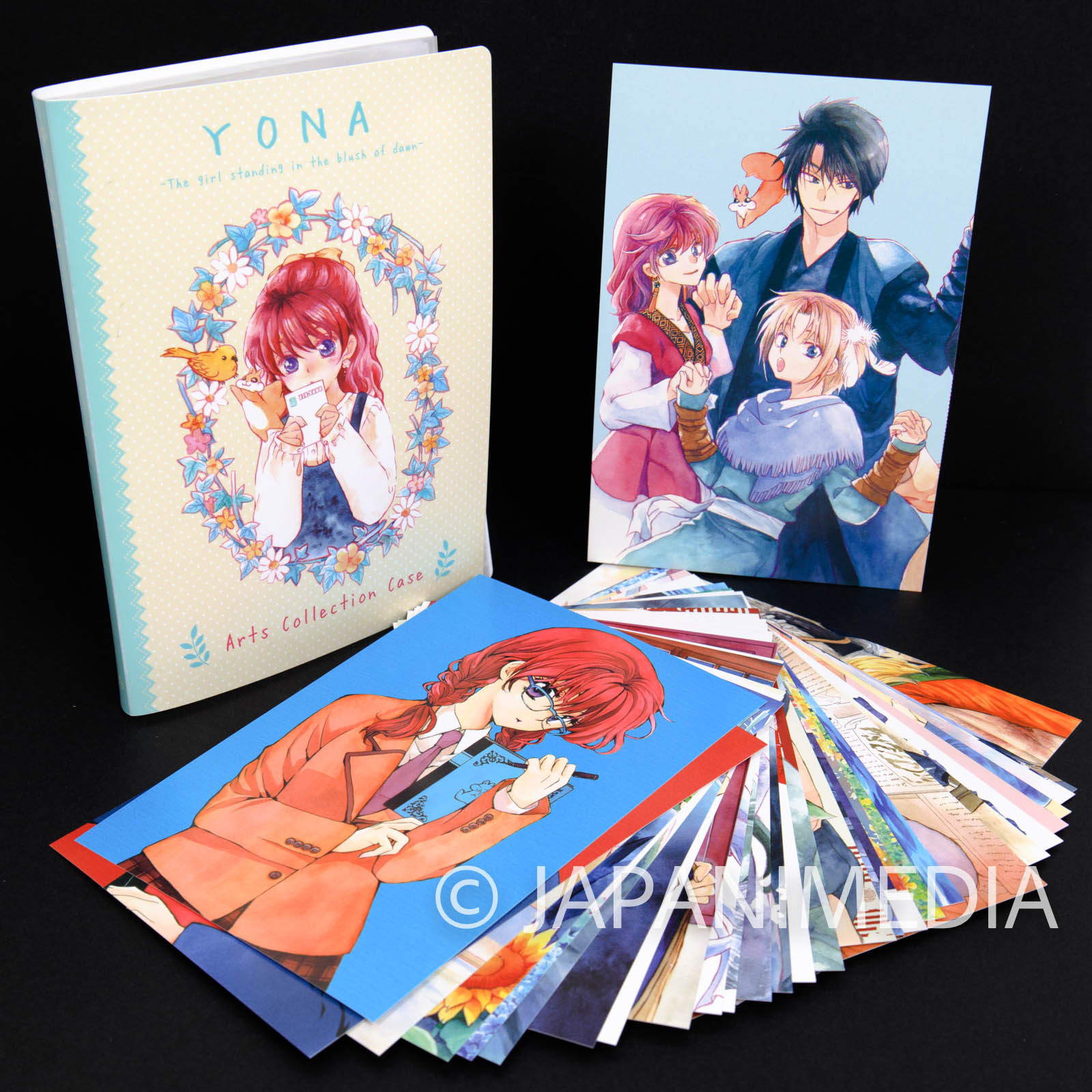 Yona of the Dawn Arts collection Post card set (Post card 30pc + 1pc & Card case) JAPAN MANGA