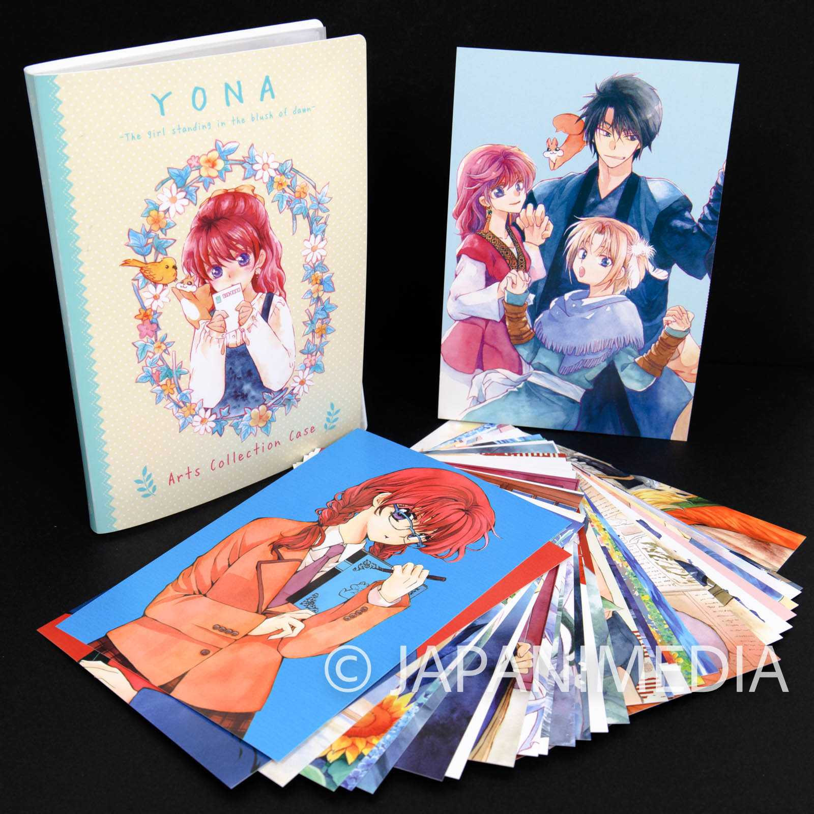 Yona of the Dawn Arts collection Postcard set (Postcard 30pc + 1pc & Card case) JAPAN MANGA Japanimedia Store FRONT
