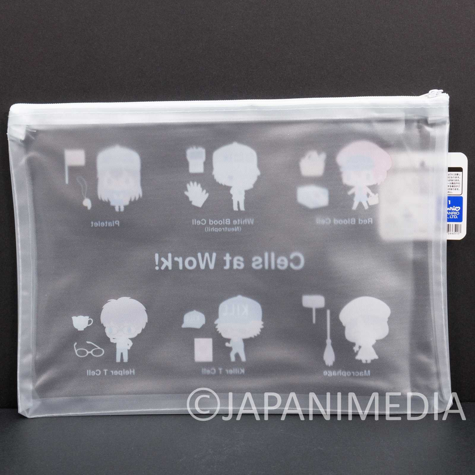 Cells at Work! Characters Vinyl Case Sanrio JAPAN ANIME Japanimedia Store