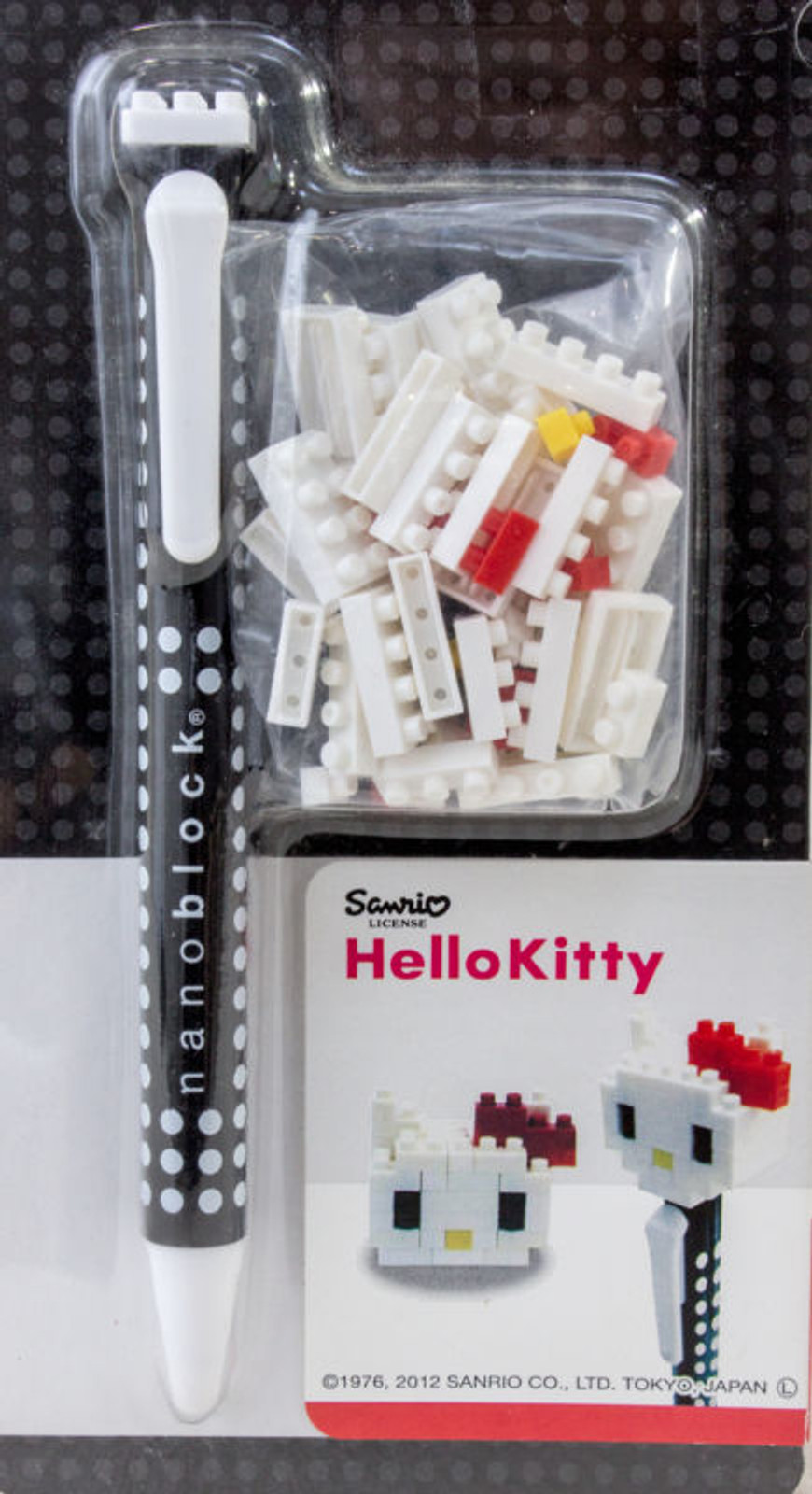 Nanoblock Hello Kitty Ballpoint Pen KT245 Kawada Japan Nano Mini Figure JAPAN