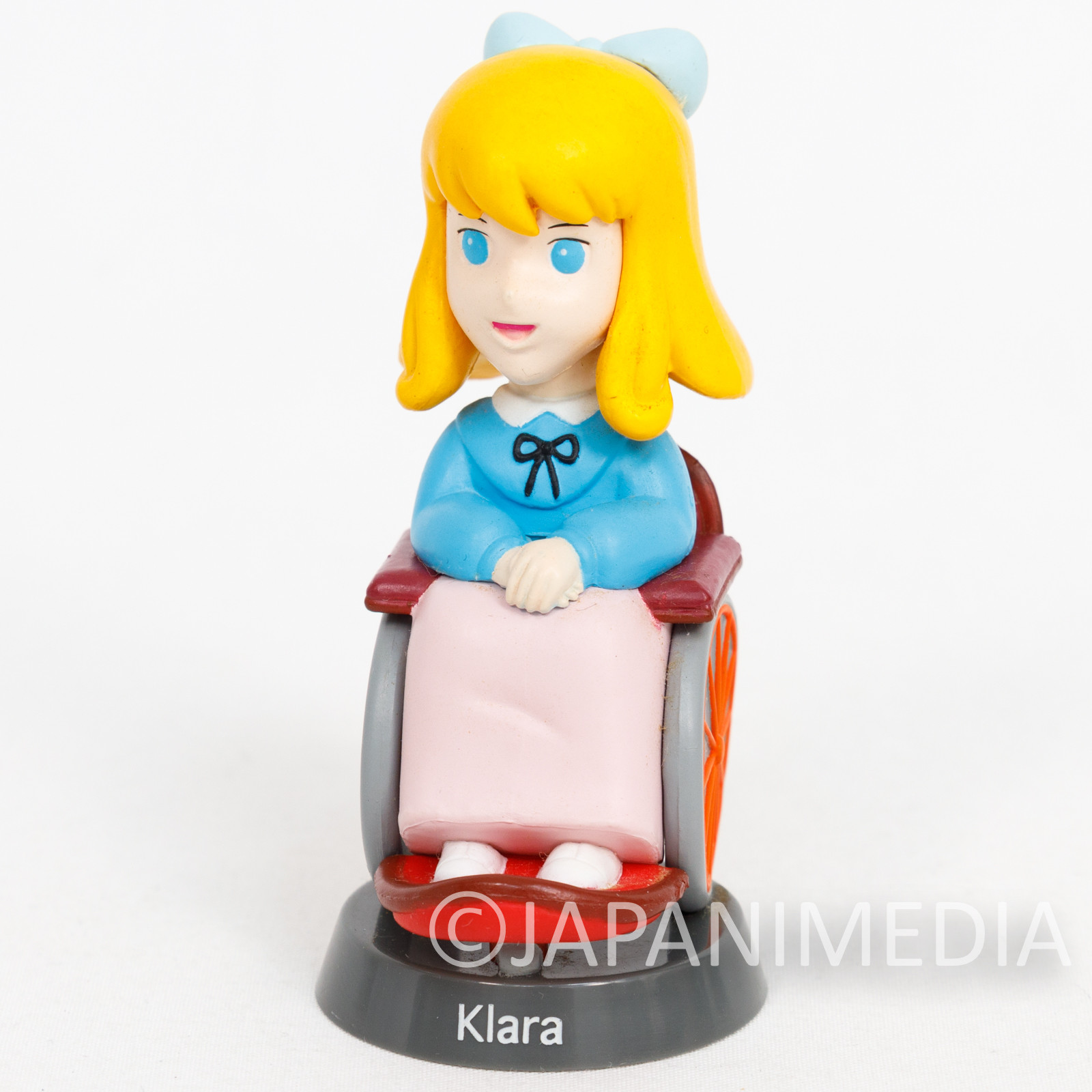 Heidi Girl of the Alps Clara Bobbin Head Mini Figure JAPAN ANIME 