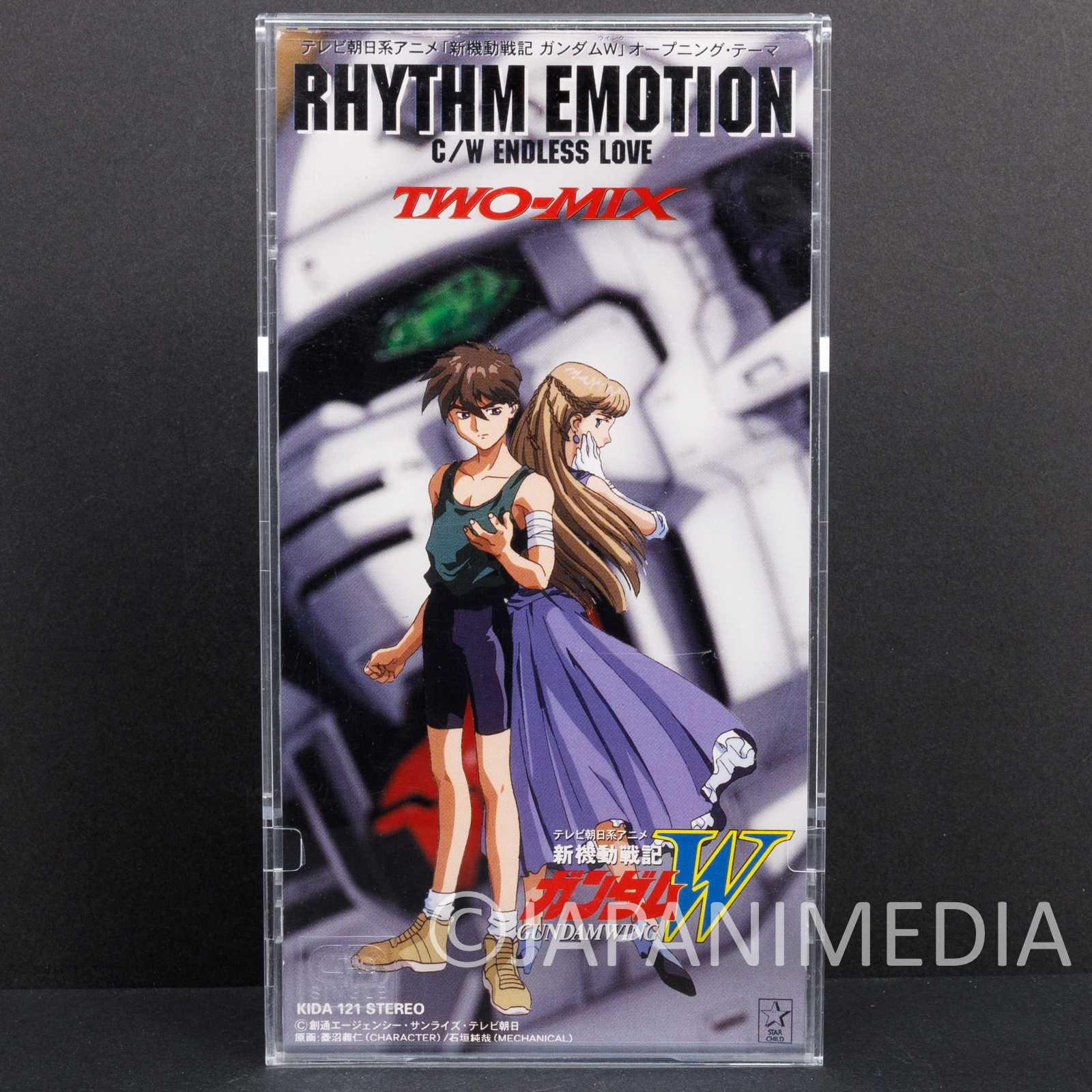 Gundam Wing Rhythm Emotion /Two Mix 3 Inch (8cm) Single Japan CD Japanimedia Store FRONT