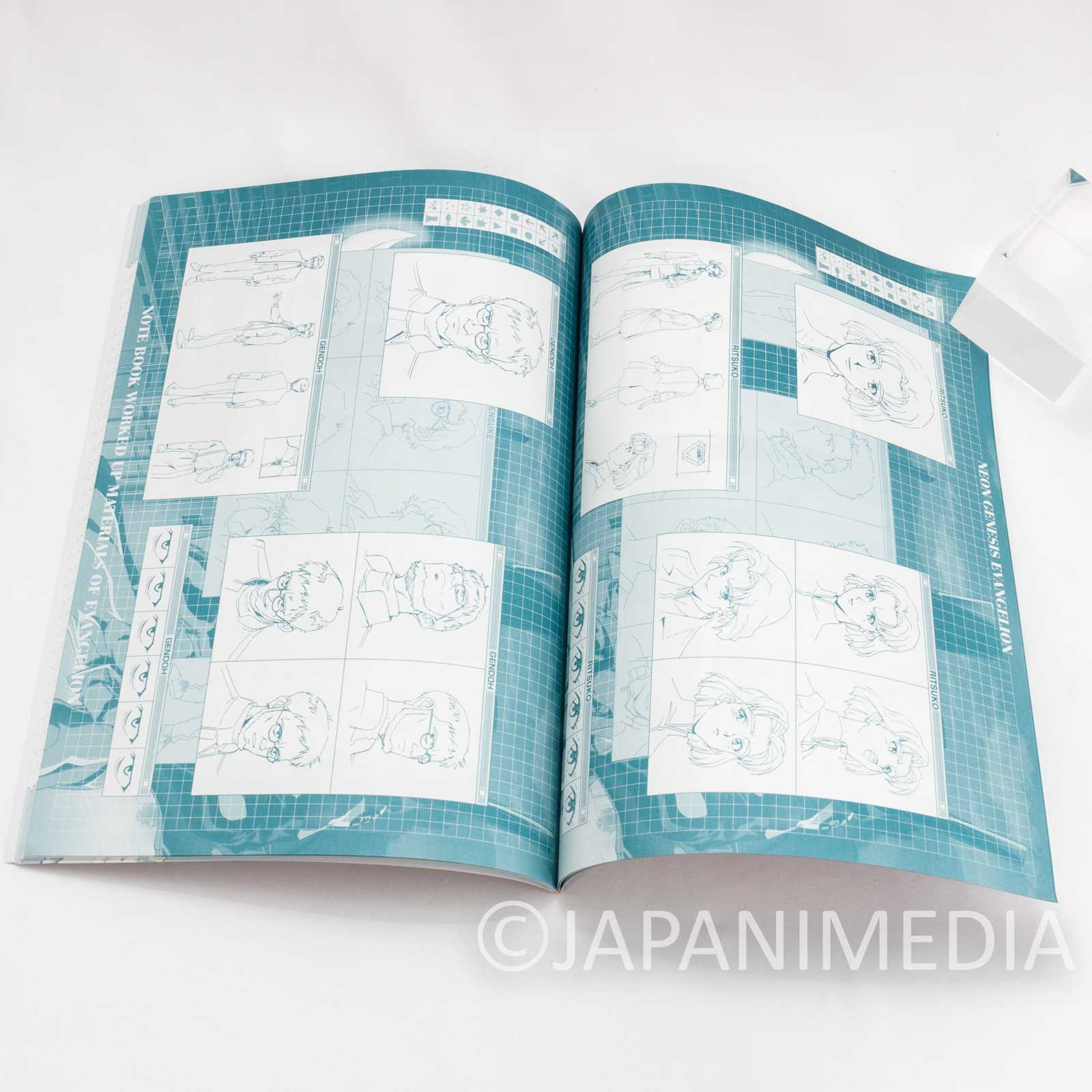 Evangelion Notebook #4 Shinji Rei Asuka Misato Ritsuko Gendo JAPAN ANIME MANGA Japanimedia Store