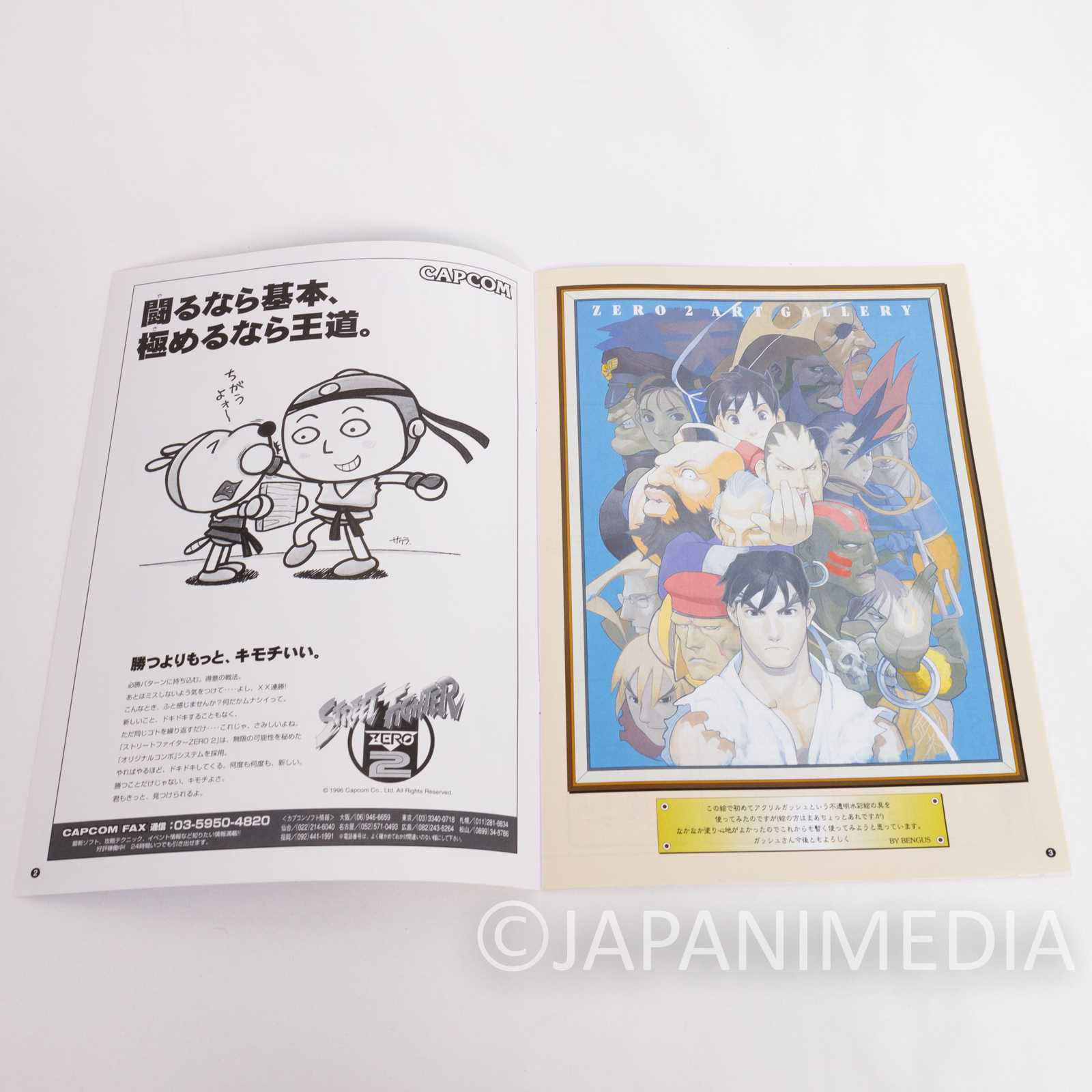Caocom Secret File Booklet #3 Apr.01 1996 Street Fighter Zero 2 Tsusin Japanimedia Store