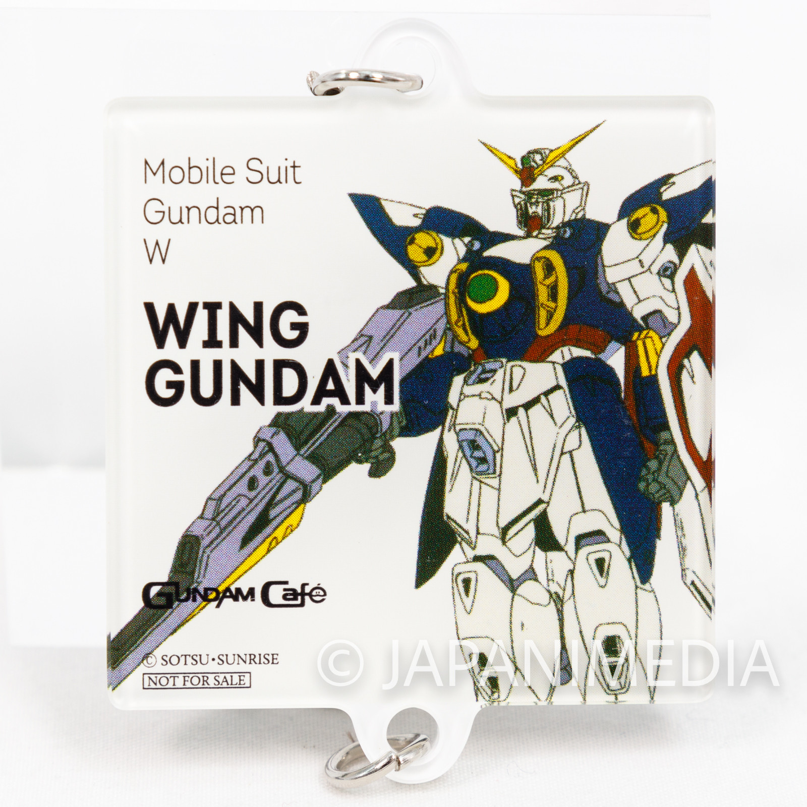 Gundam W Wing Heero Yuy Acrylic Plate Mascot Ballchain JAPAN ANIME HIIRO