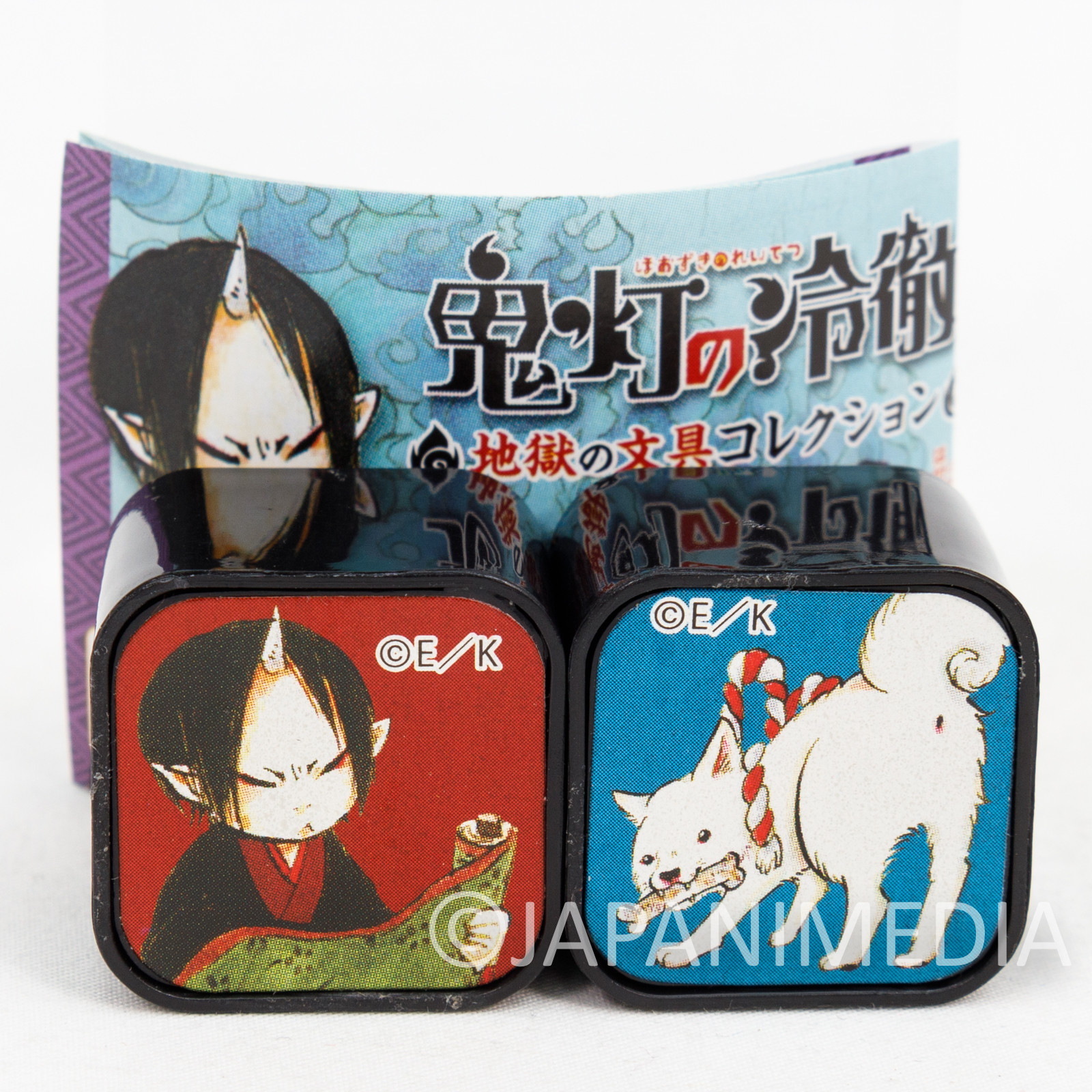Hozuki's Coolheadedness Hozuki & Shiro Stamp 2pc Set 