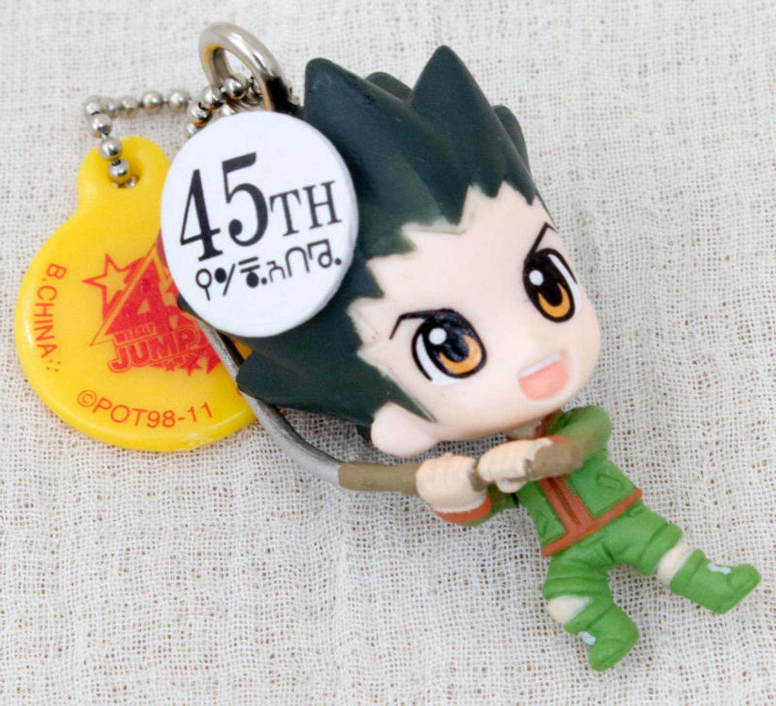 HUNTER x HUNTER Gon Freecss Mascot Figure Strap J-Star 45th Bandai JAPAN ANIME MANGA