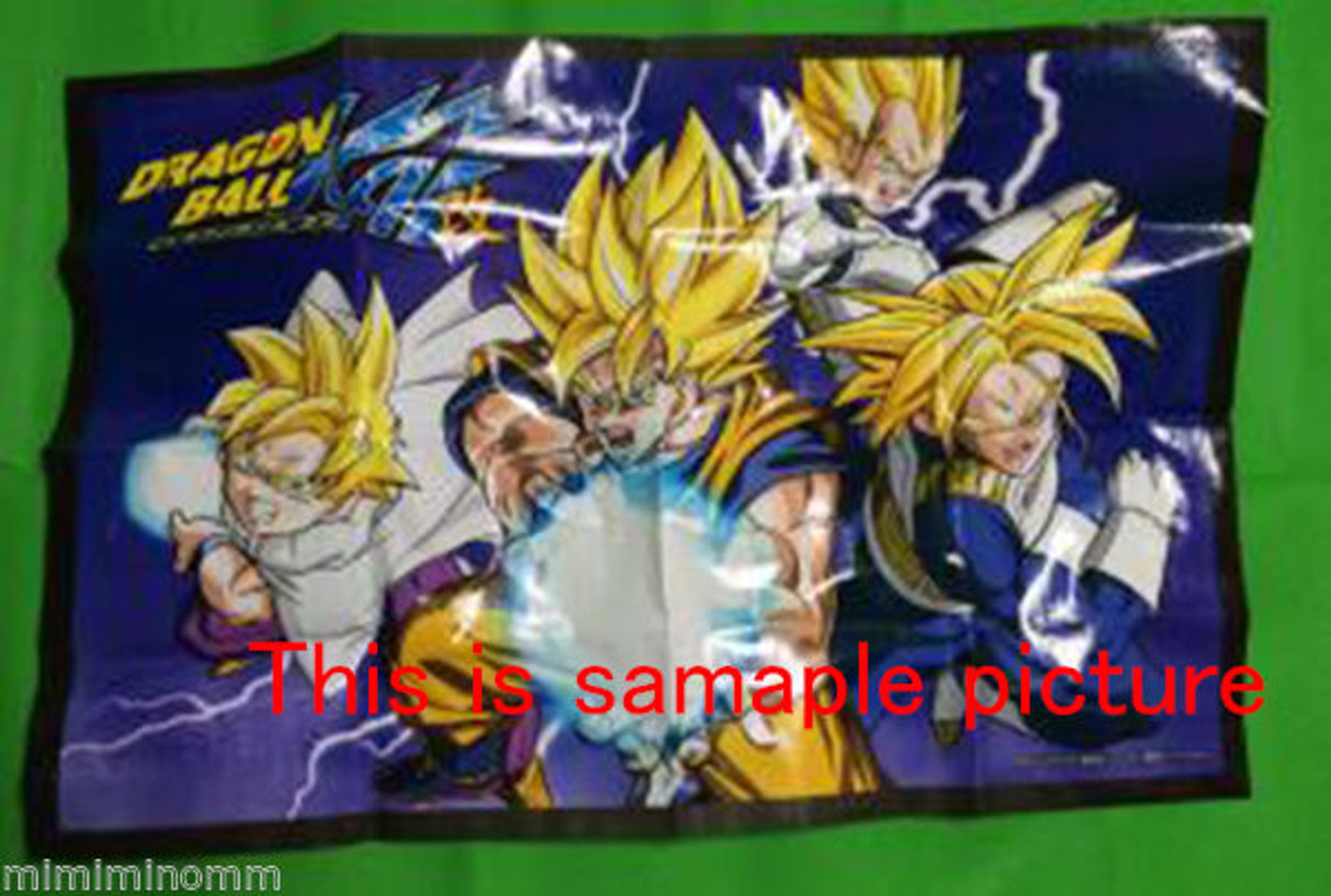 Dragon Ball Kai Picnic Ground Sheet 90x60 cm Super Saiyan Gokou JAPAN