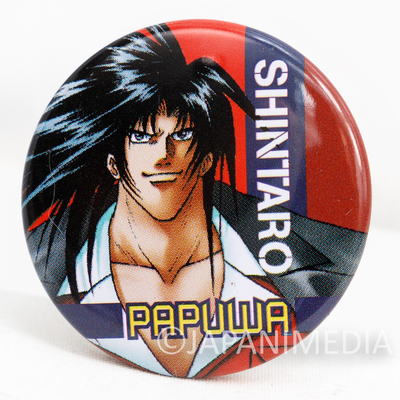 Nangoku Shonen PAPUWA Kun Shintaro Can Badge Pins w/Case