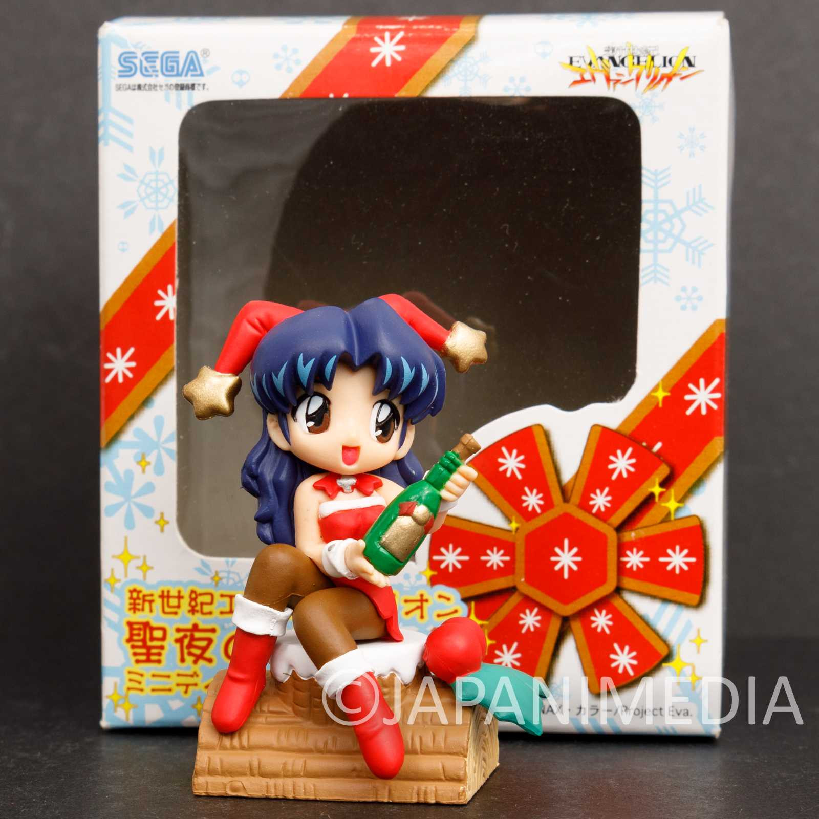 Evangelion Misato Katsuragi Mini Display Figure Christmas Box ver. JAPAN Japanimedia Store