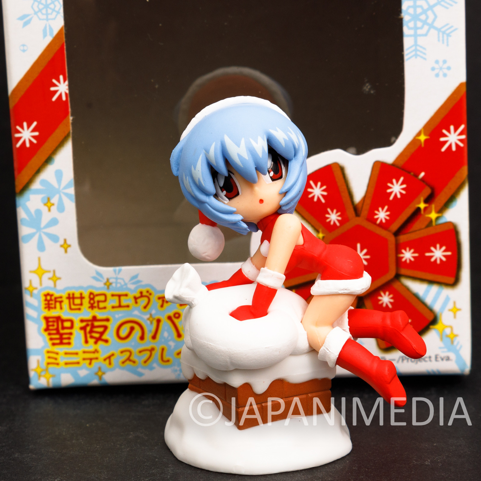 Evangelion Rei Ayanami Mini Display Figure Christmas Box ver