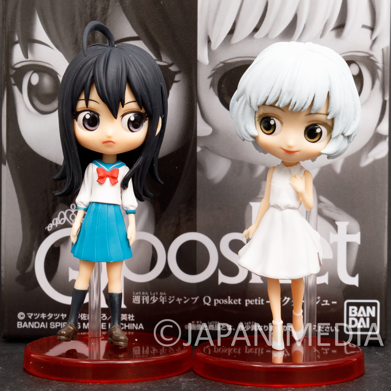 ACT-AGE Kei Yonagi & Chiyoko Momoshiro Q Posket Petit Figure JAPAN BANDAI