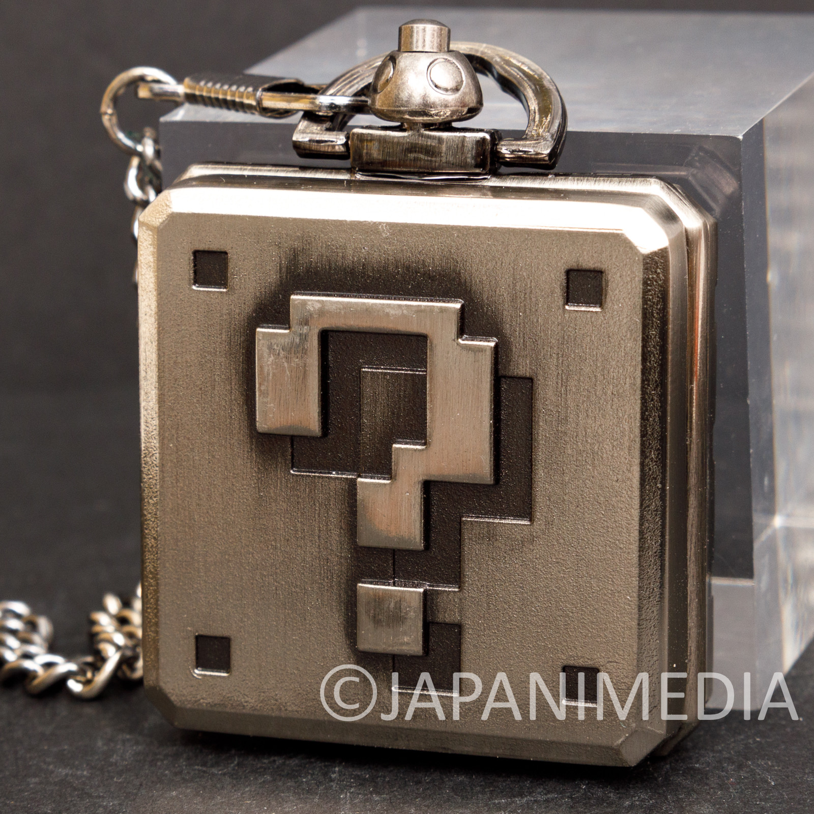 Super Mario Bros. Hatena Block Pocket Watch Fire Mario Ver. JAPAN NINTENDO NES 2