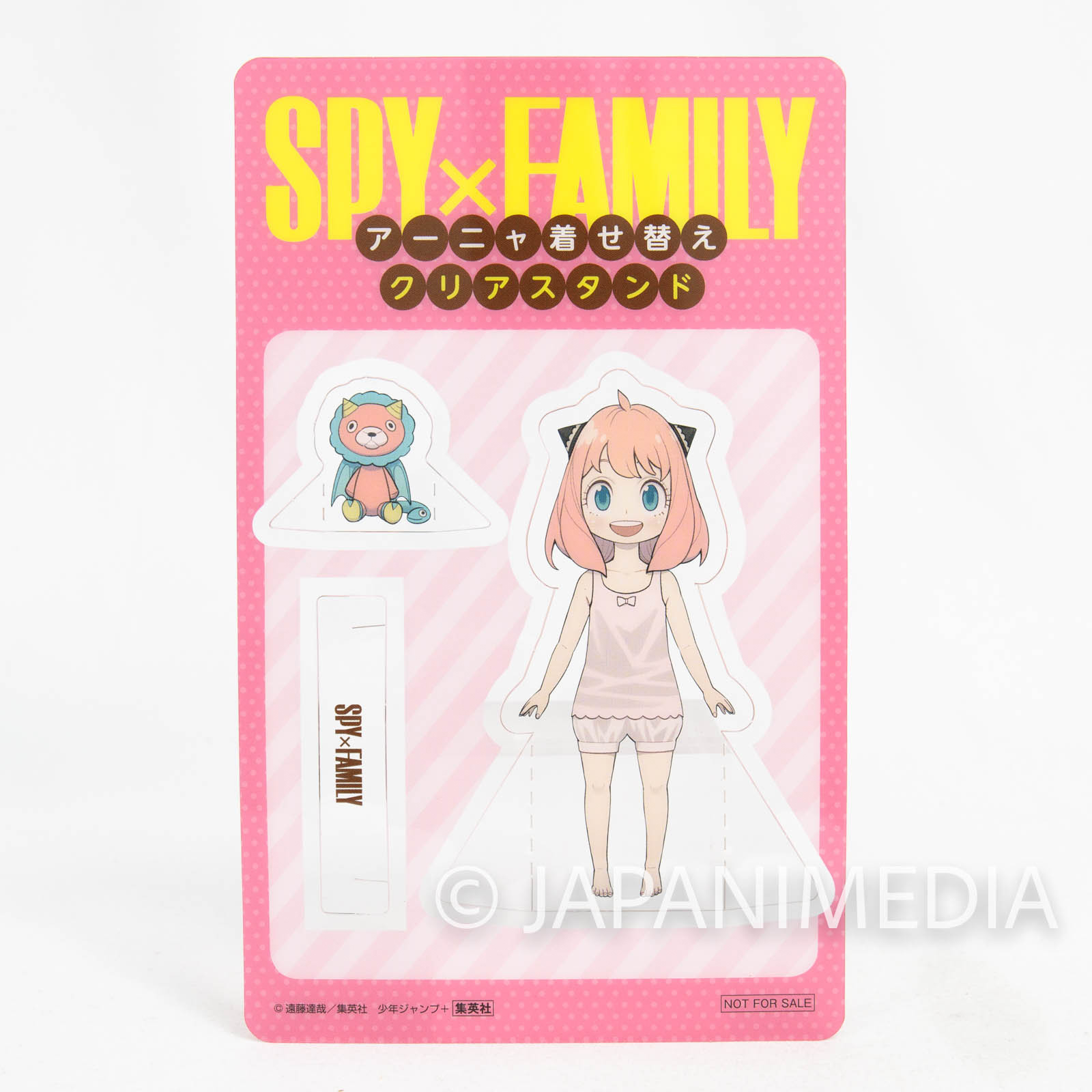 Spy x Family Anya Clear stand & Dress up Sticker Sheet Set JAPAN MANGA