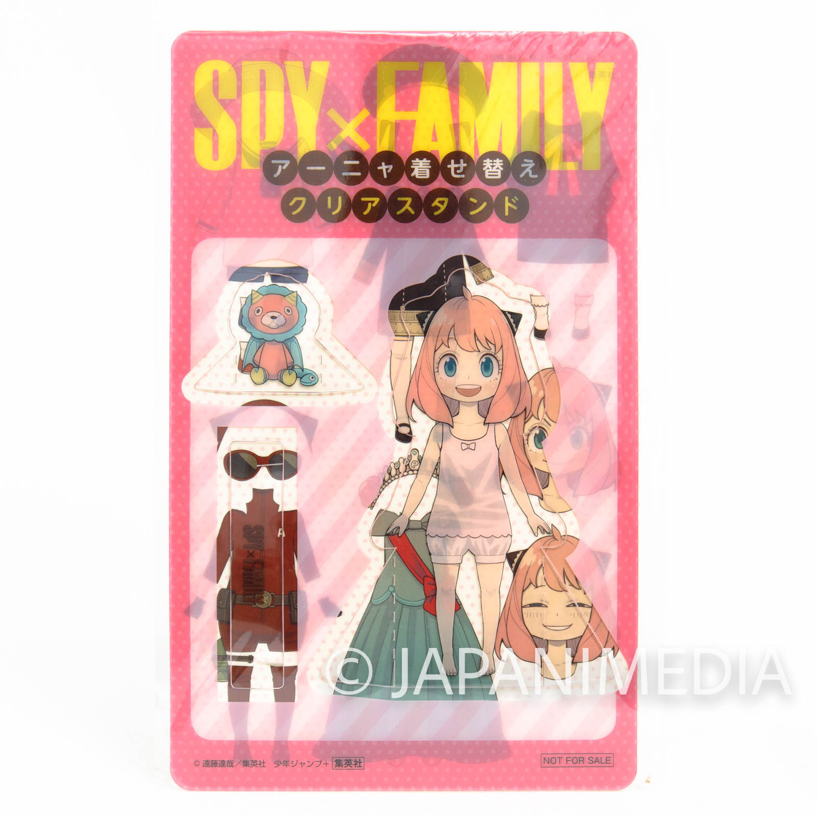 Spy x Family Anya Clear stand & Dress up Sticker Sheet Set JAPAN MANGA