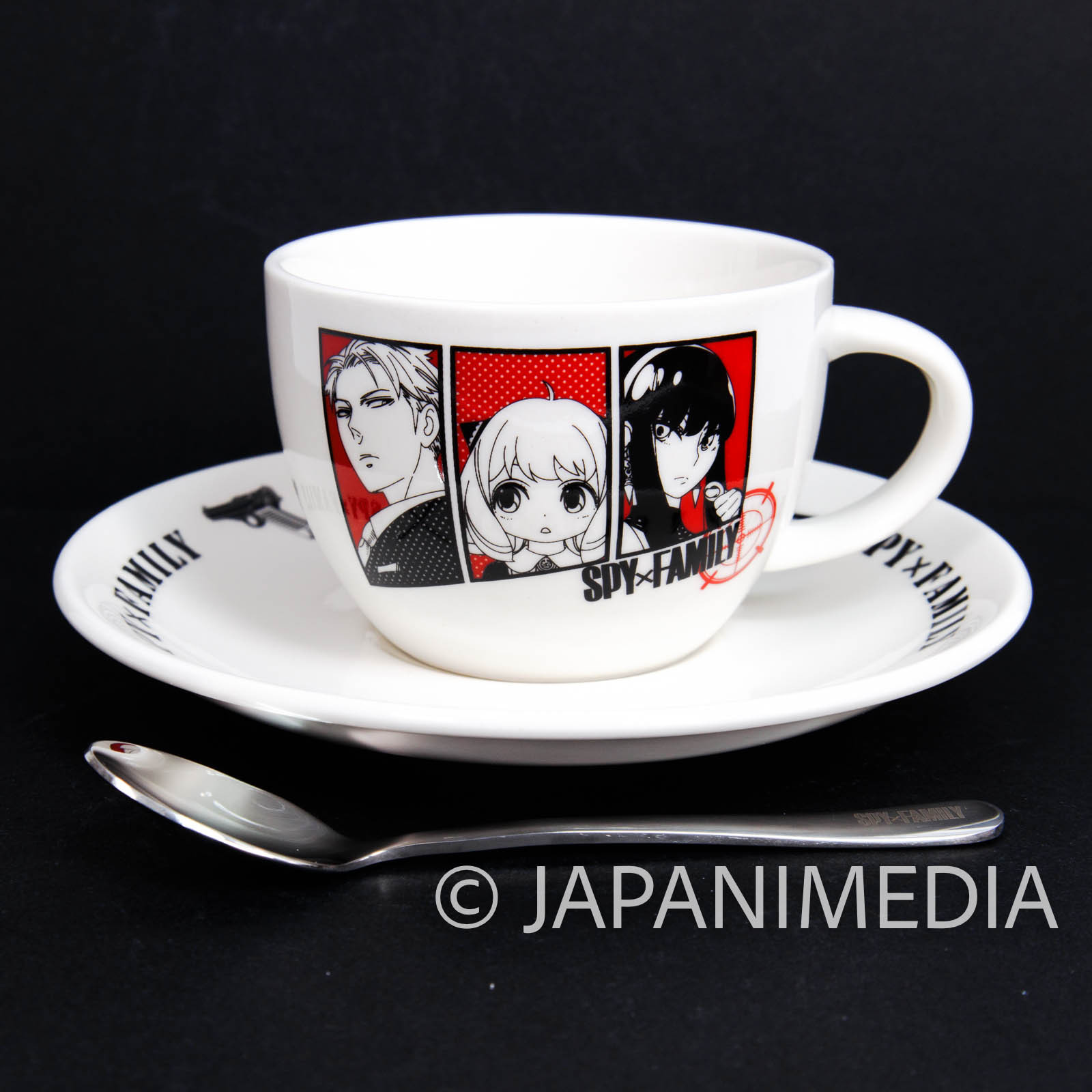 Spy x Family  Coffee cup Set (Cup & Saucer &  Spoon) JAPAN MANGA 1