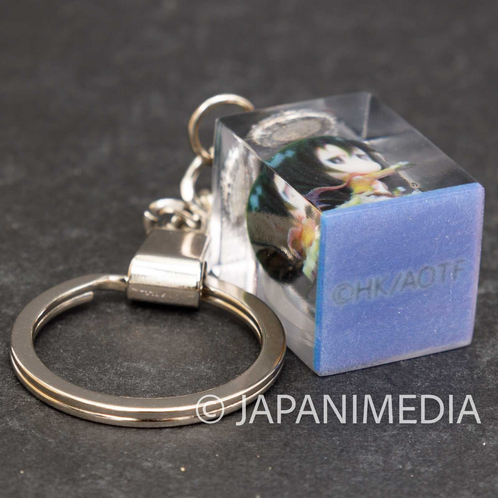 Attack on Titan Mikasa Ackerman Mini Figure in Light up Cube Keychain JAPAN Japanimedia Store
