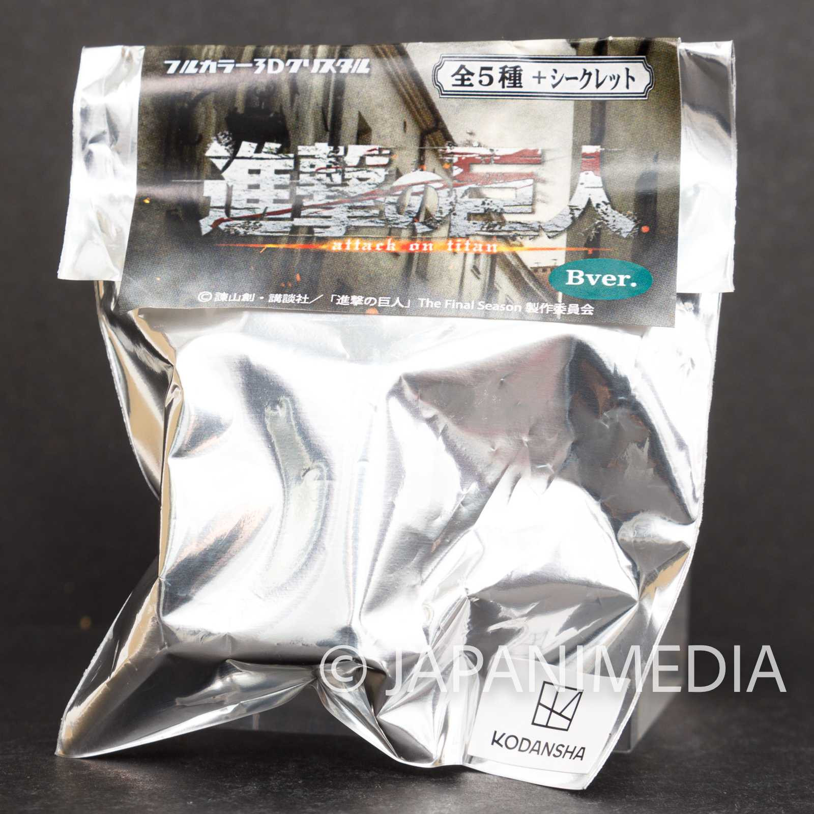 Attack on Titan Mikasa Ackerman Mini Figure in Light up Cube Keychain JAPAN Japanimedia Store