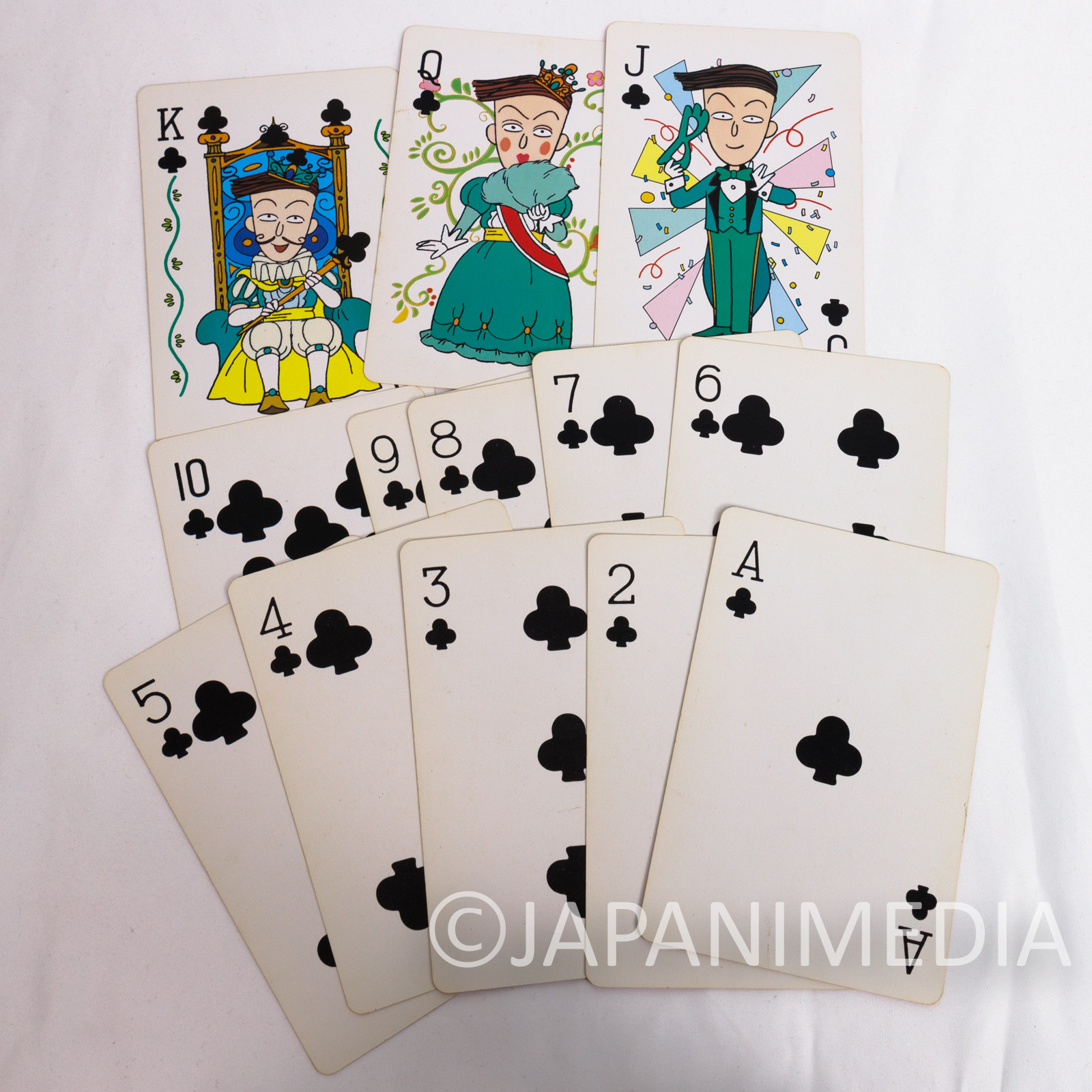 Retro Rare Chibi maruko Chan Big Playing Cards Trump JAPAN ANIME
