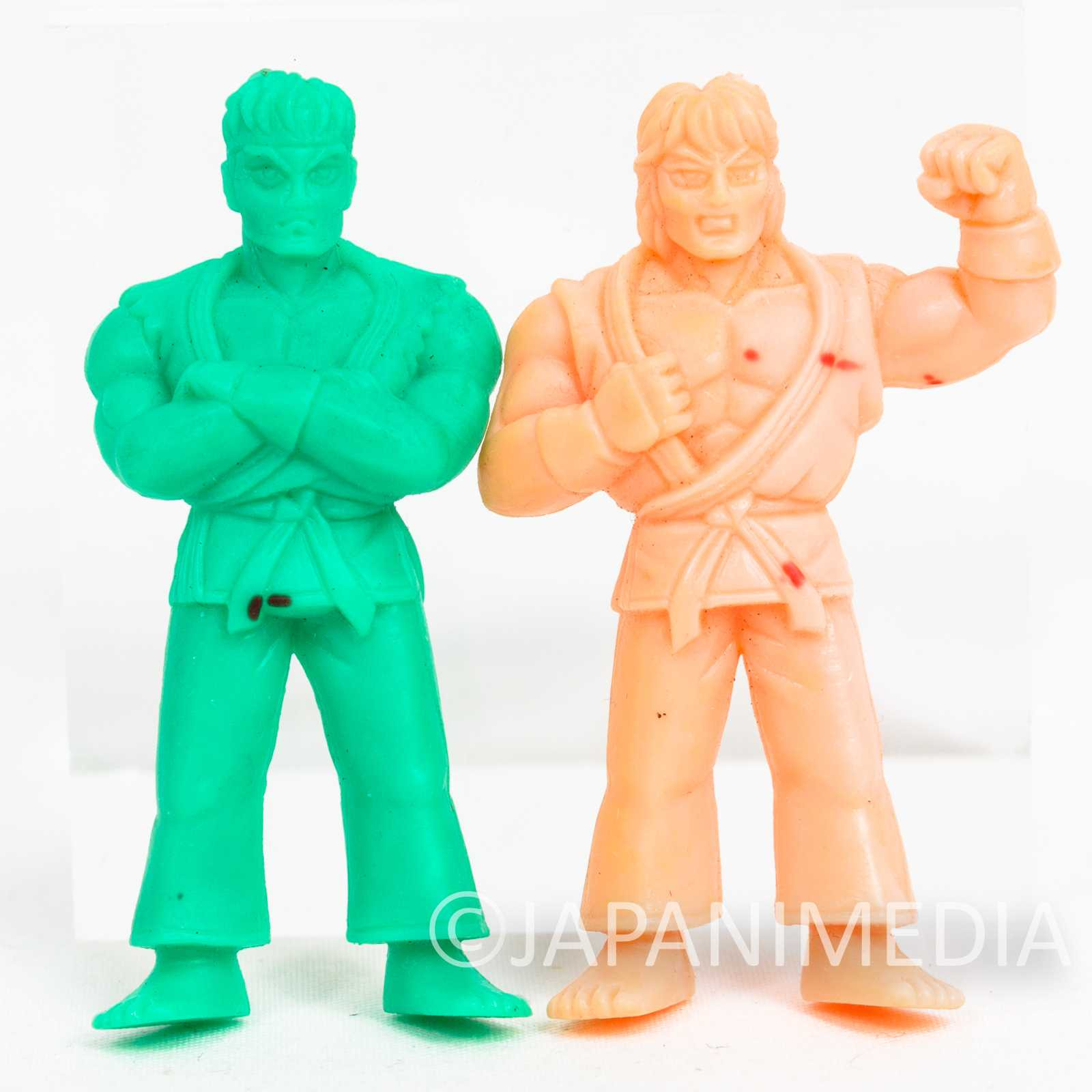 Street Fighter 2 Mini Un-painted Rubber Figure Kit Ryu Ken Set Capcom 2 Japanimedia Store