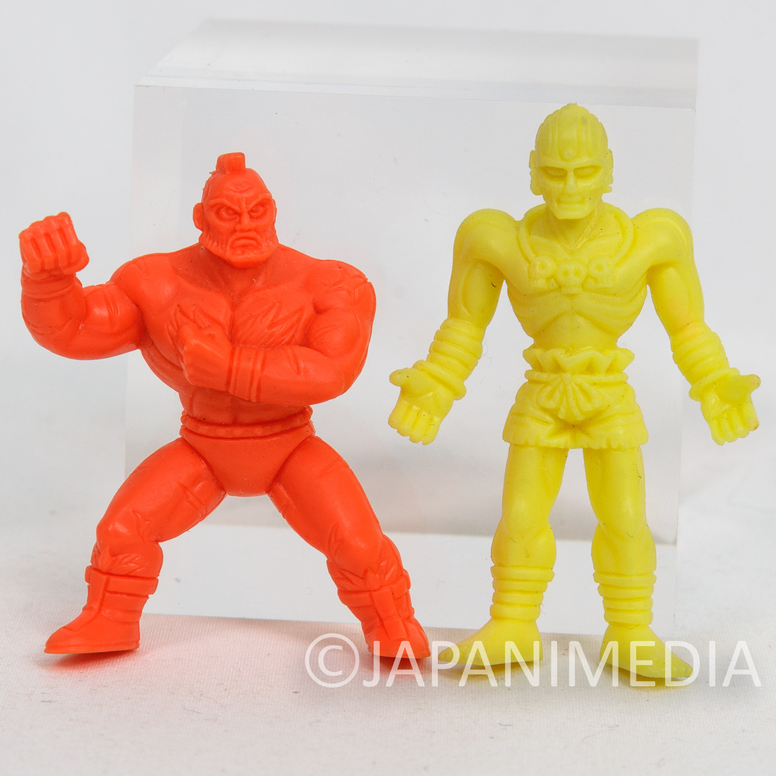 Street Fighter 2 Mini Un-painted Rubber Figure Kit Dhalsim Zangief Set Capcom