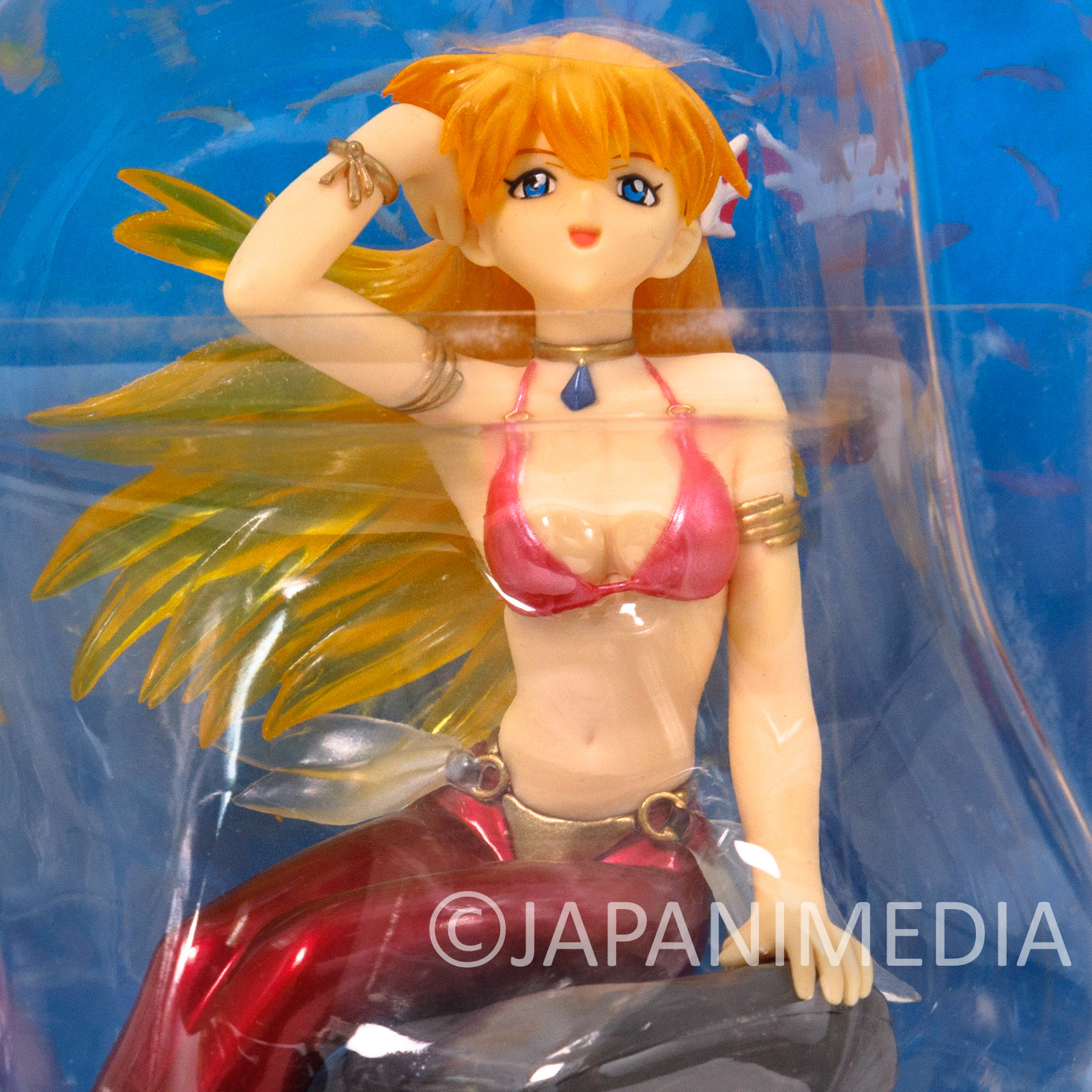 Evangelion Asuka Langley Mermaid Figure Clear ver. SEGA JAPAN