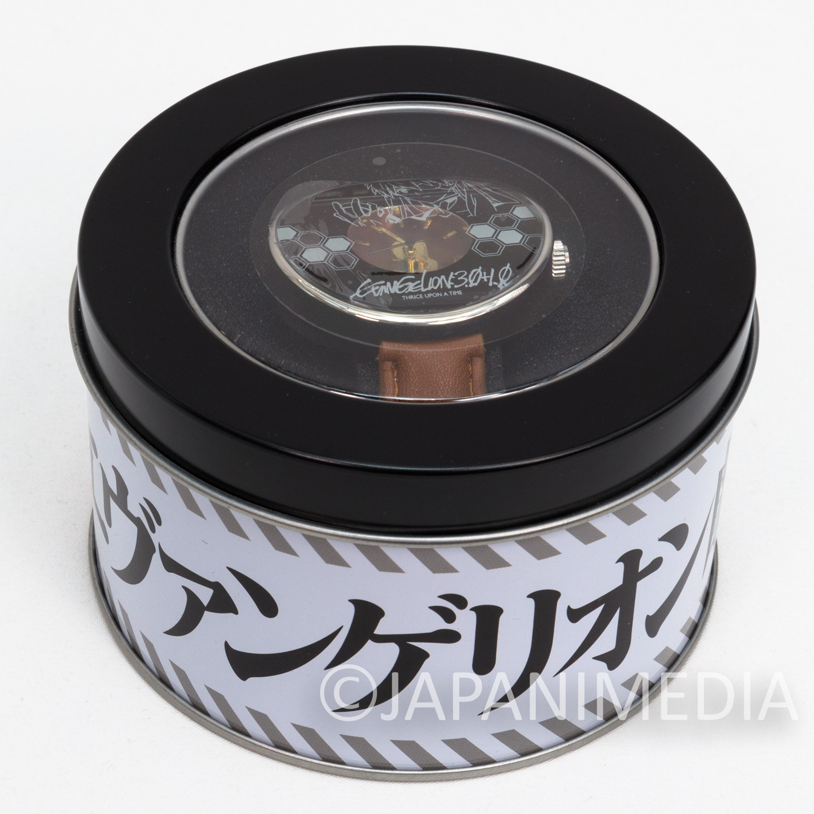 Evangelion Shikinami Asuka Langley Wrist Watch in Tin Can Box SEGA