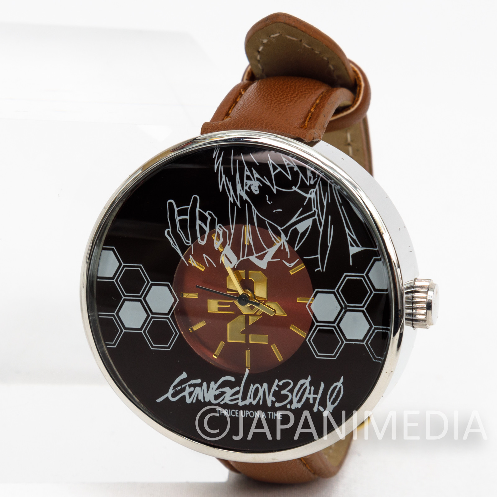 Evangelion Shikinami Asuka Langley Wrist Watch in Tin Can Box SEGA