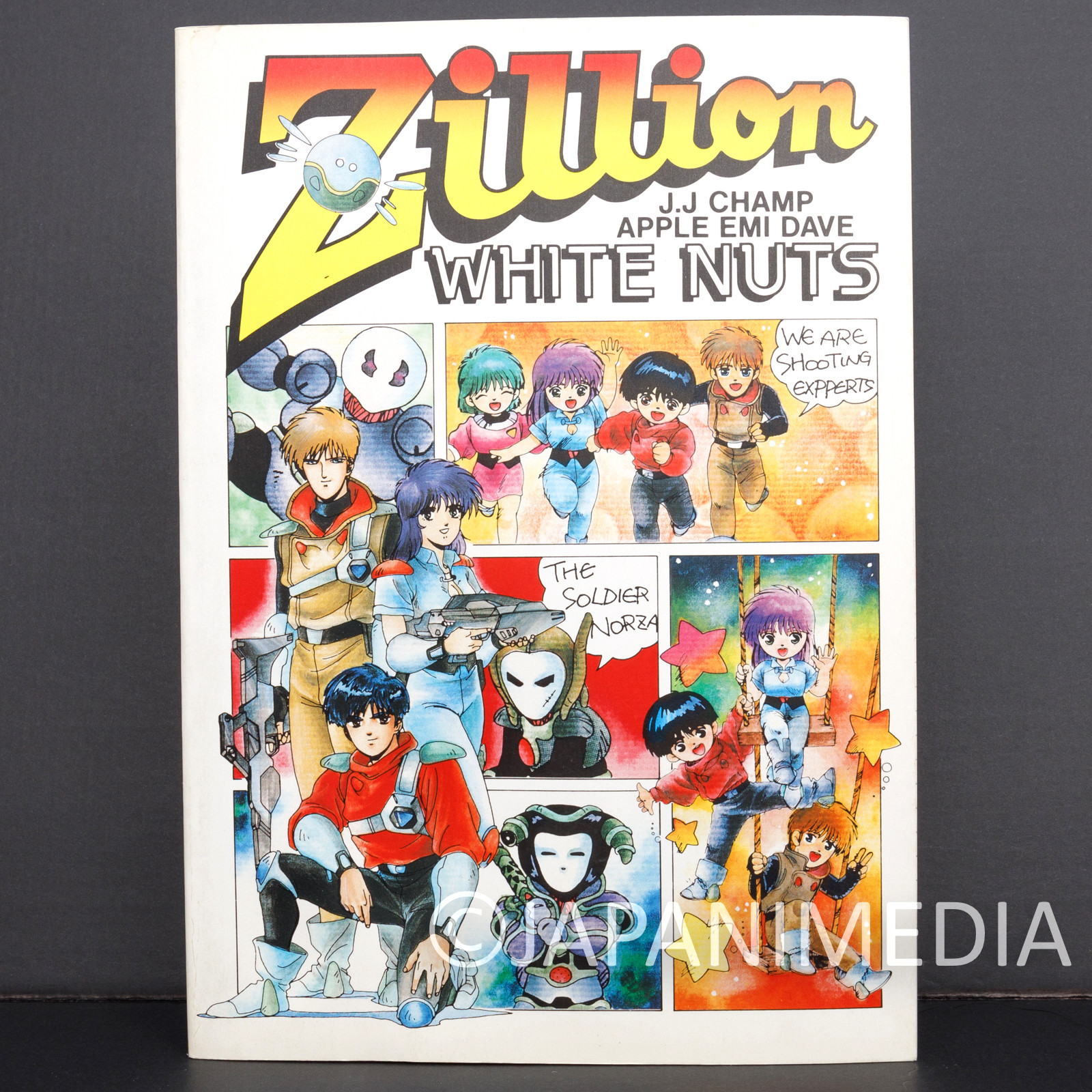 RARE! Red Photon Zillion White Nuts Notebook Movic JAPAN ANIME