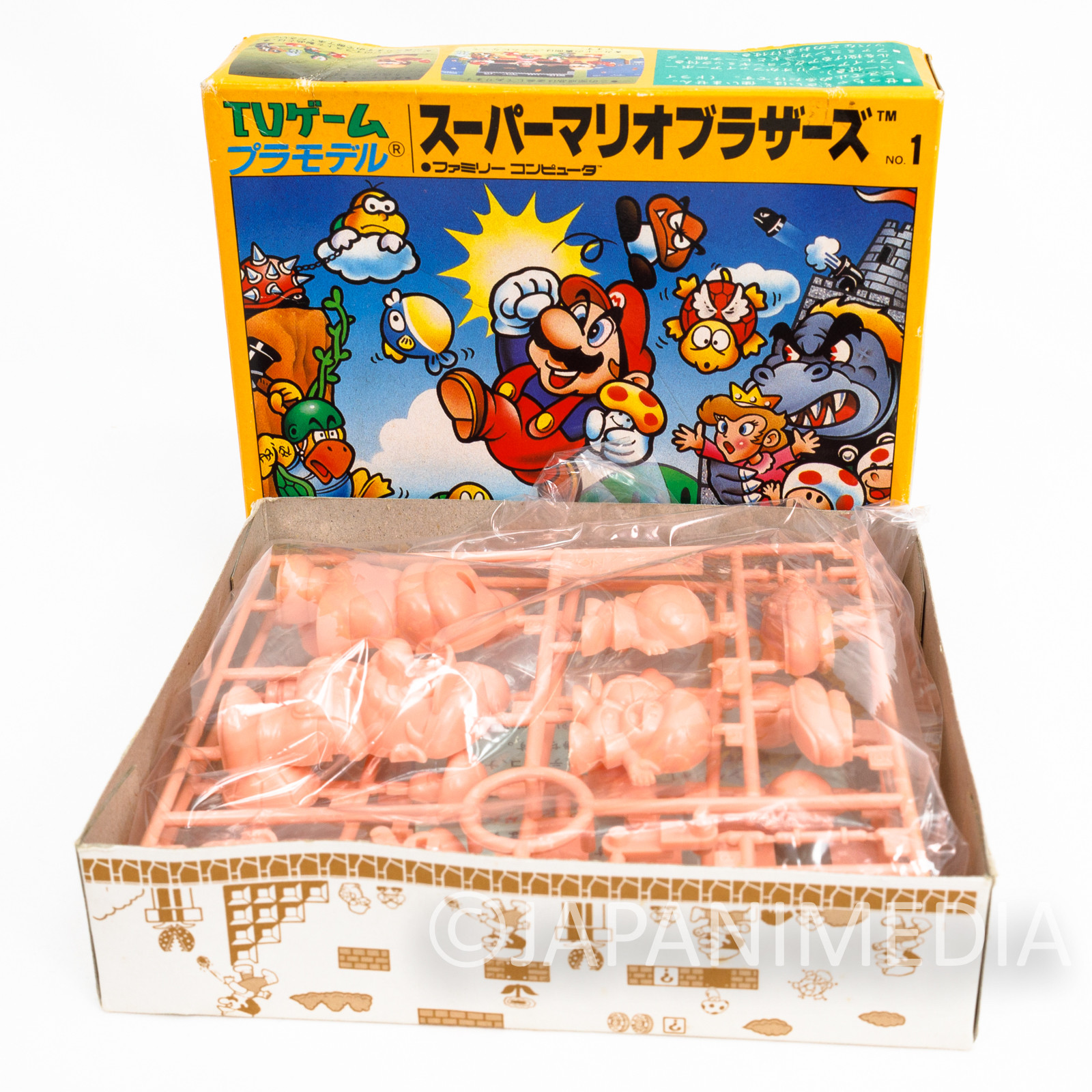 JUNK ITEM] Retro Super Mario Bros. Plastic Model Kit JAPAN GAME