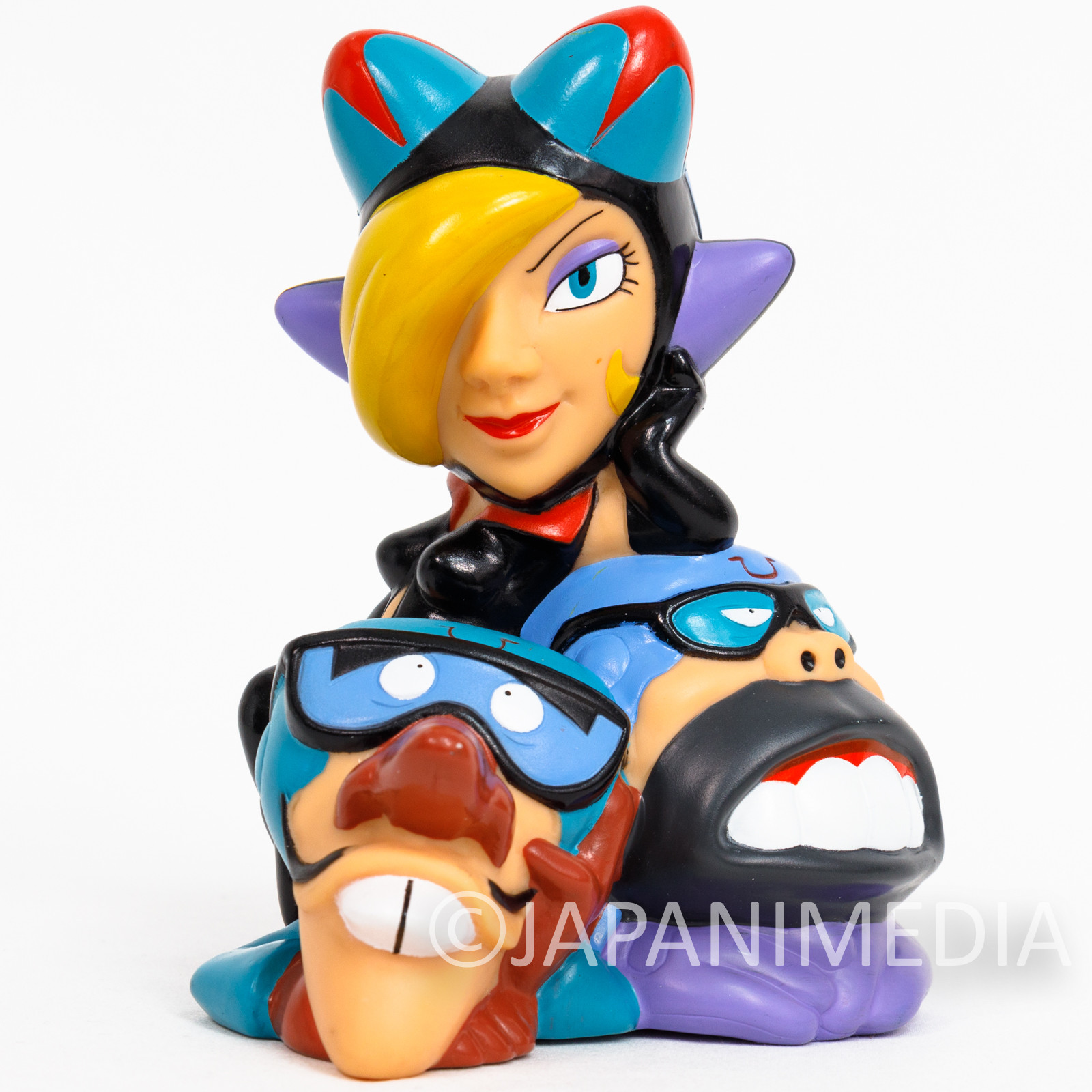 Time Bokan Majo Grocky Warusa Tatsunoko Soft Vinyl Figure Coin Bank