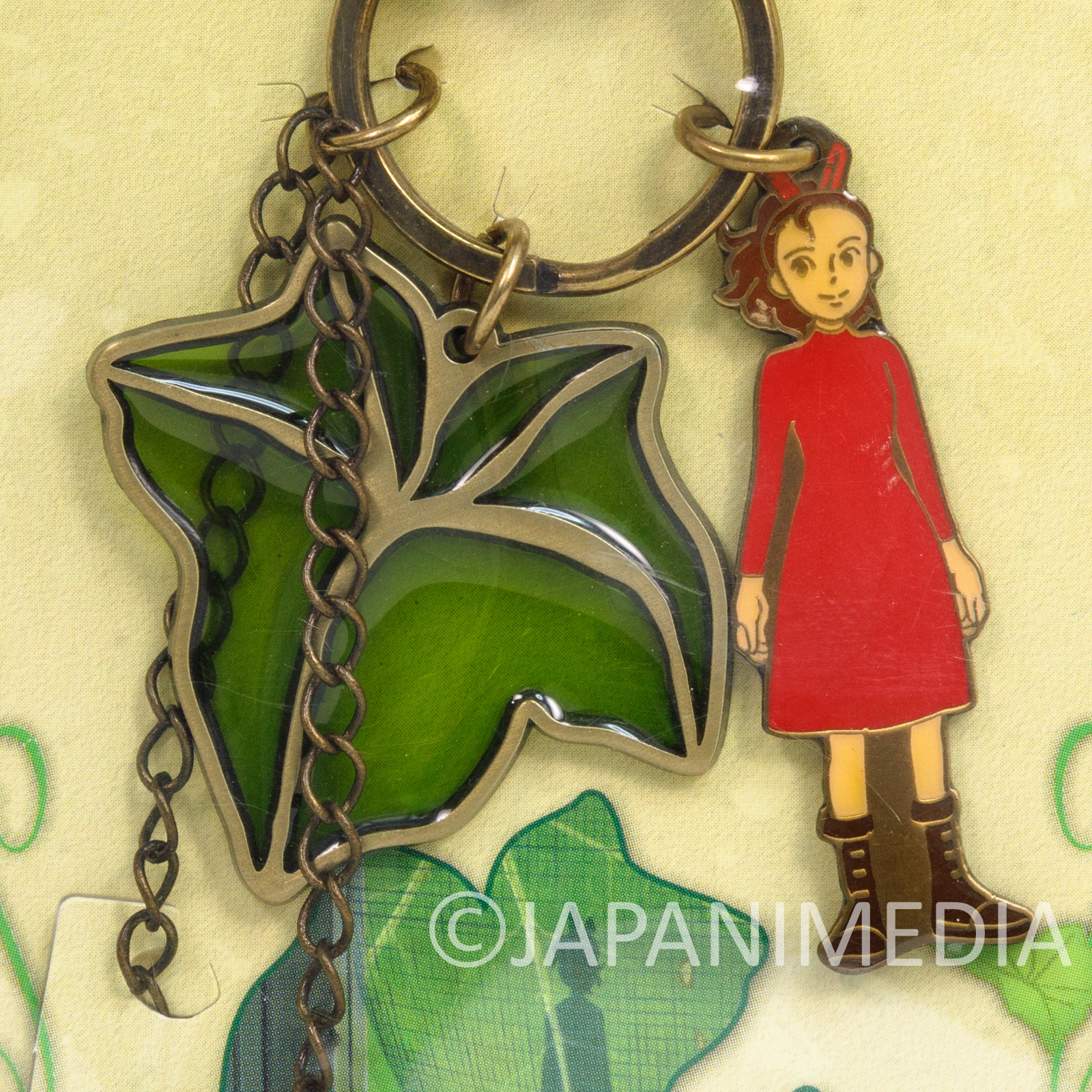 The Secret World of Arrietty Metal Mascot Keychain Ghibli JAPAN ANIME